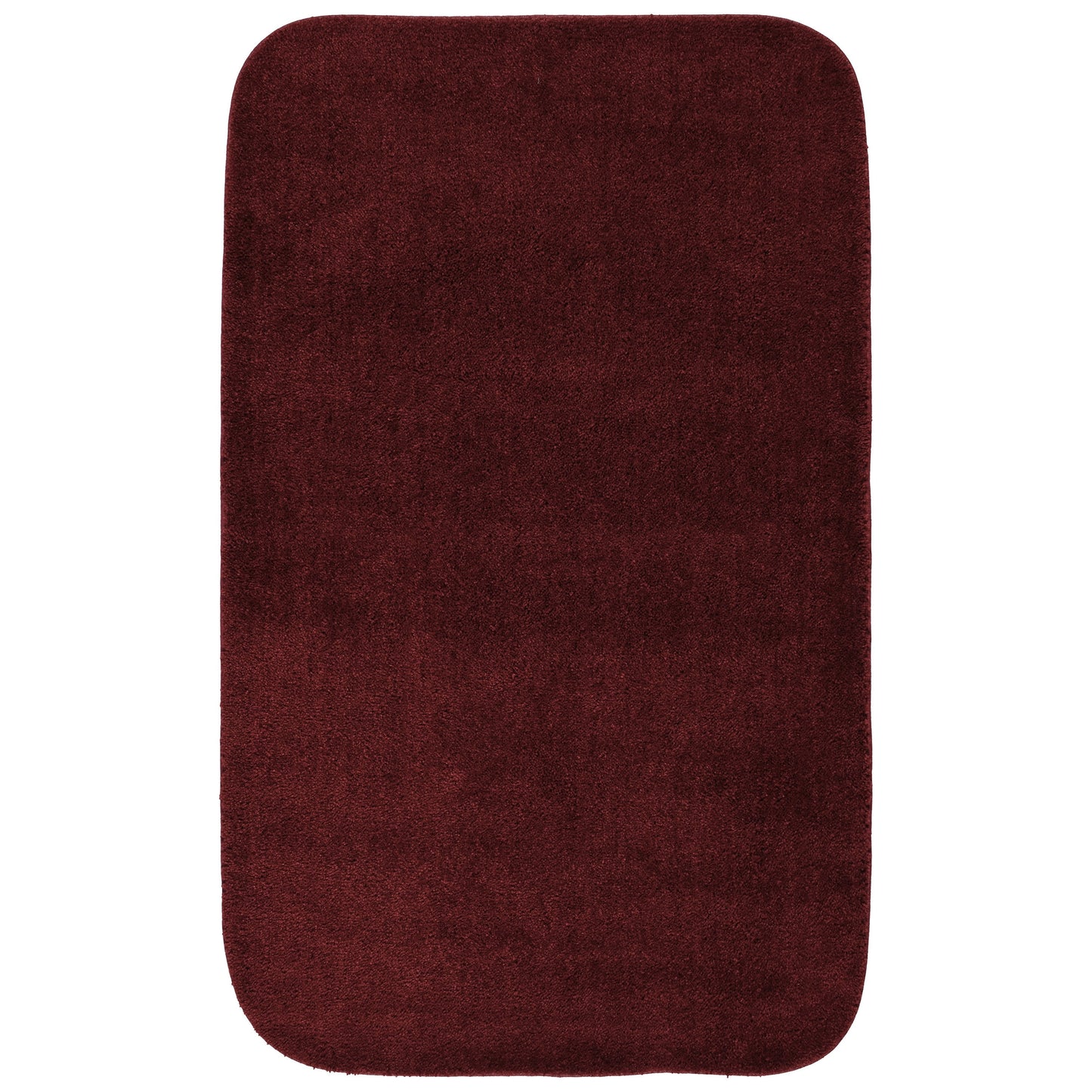 Garland Rug Traditional Washable Nylon Chili Red Bath Rug, 30" x 50"