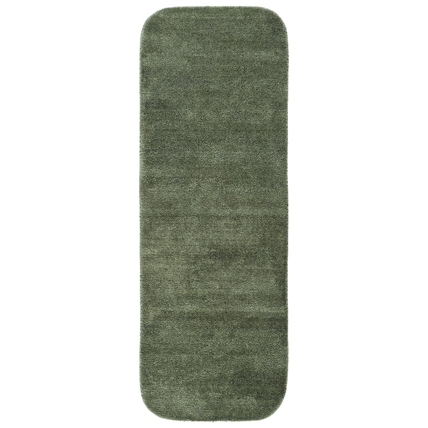 Garland Rug Traditional Washable Nylon Deep Fern Bathroom Runner, 22" x 60"