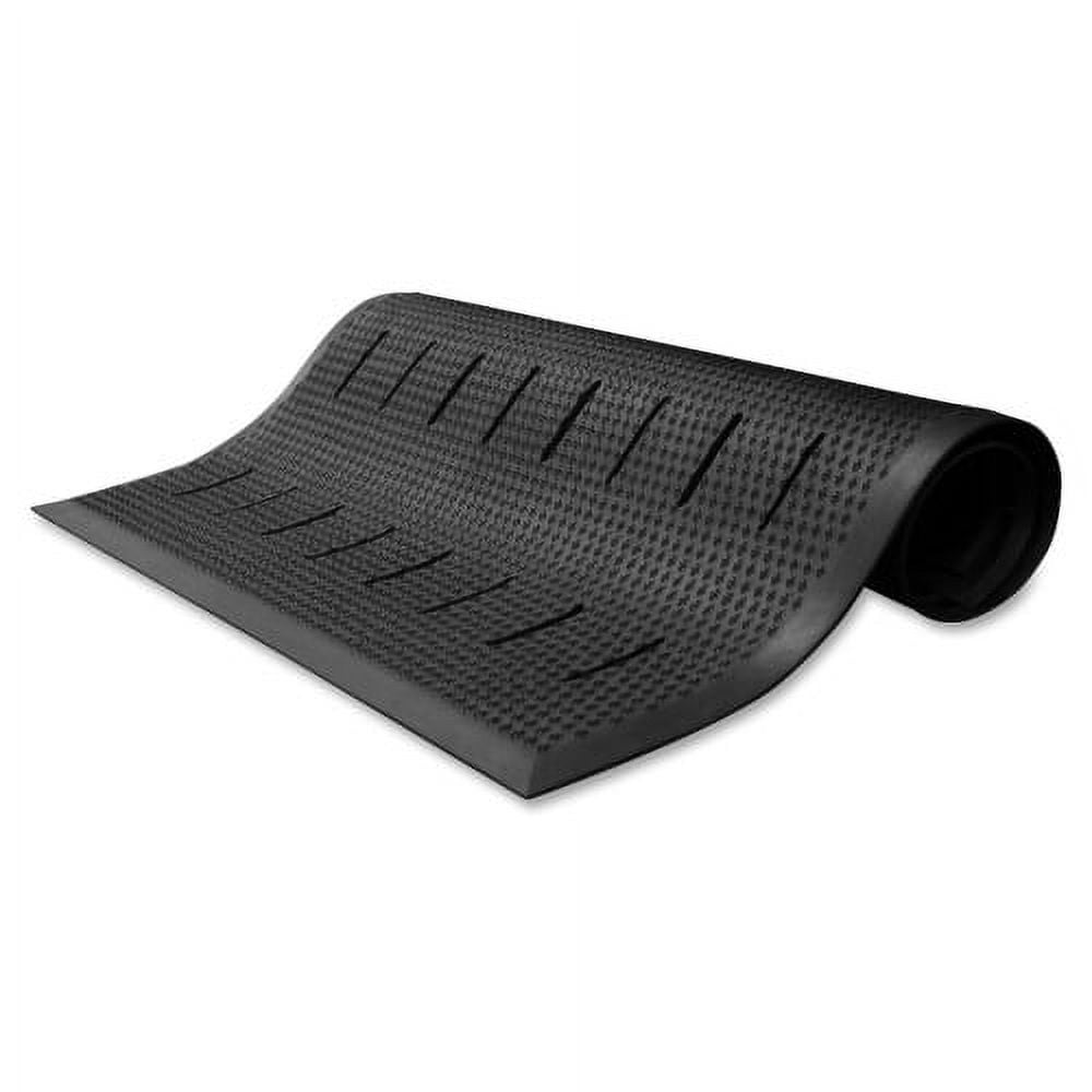 Genuine Joe, Free Flow Comfort Anti-fatigue Mat, 1 Each, Black