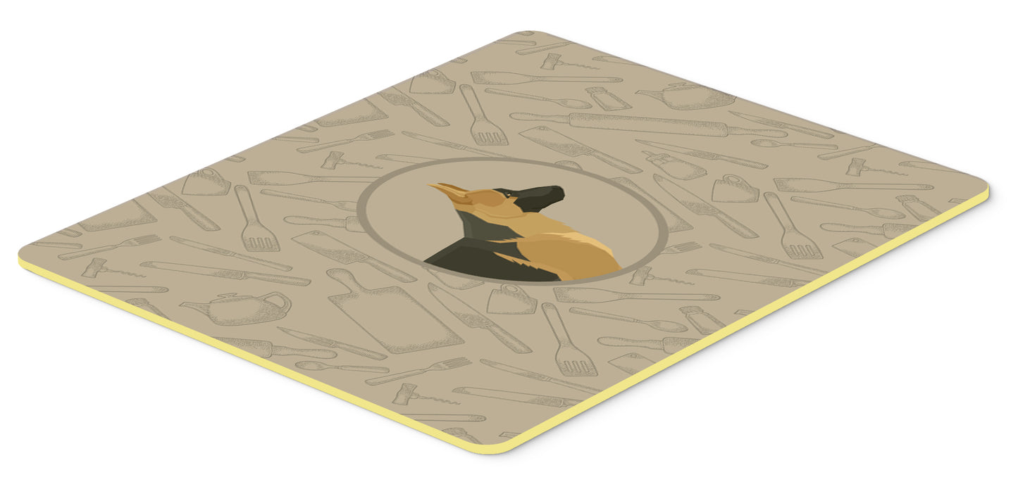 German Shepherd In the Kitchen Kitchen or Bath Mat 24x36