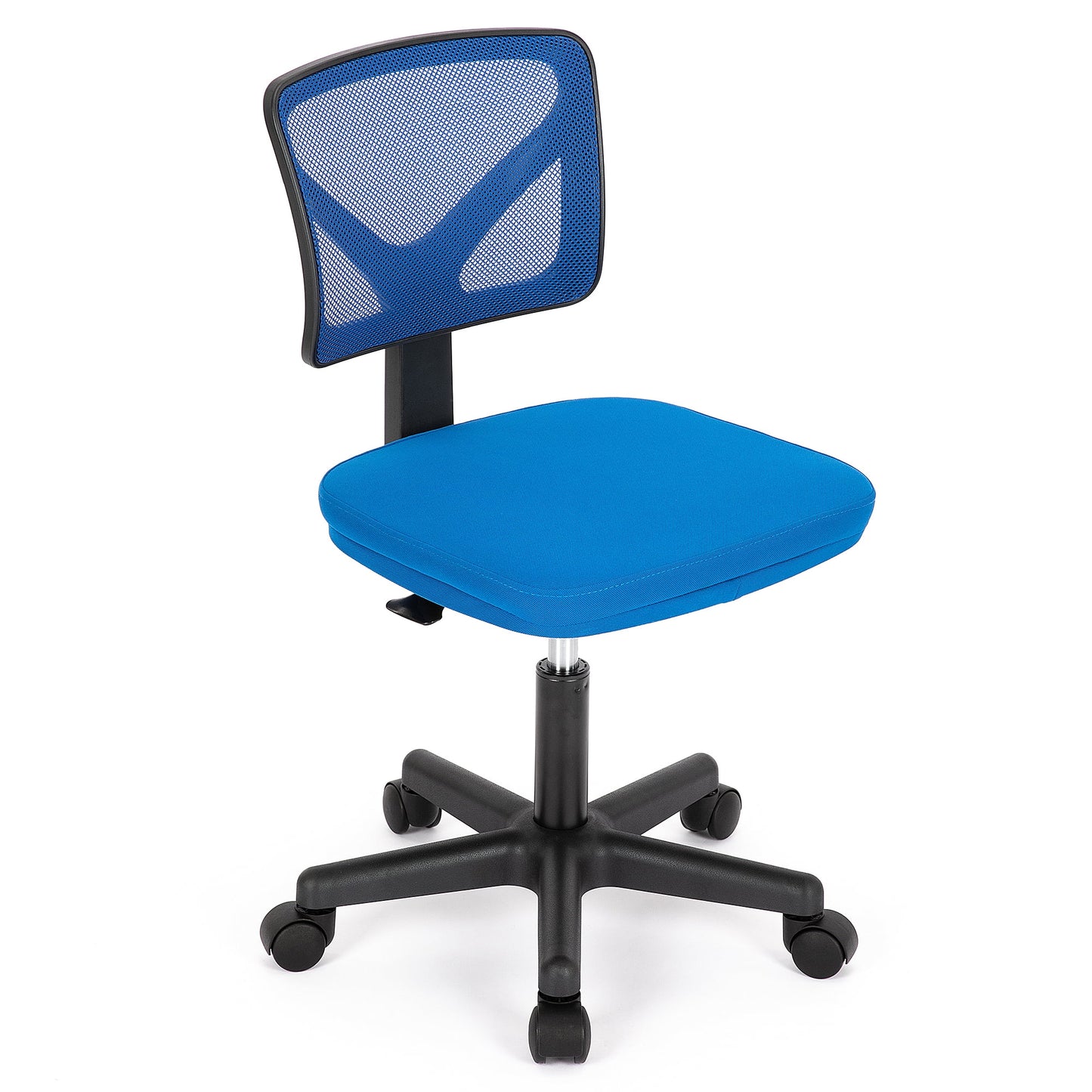 Gianna Mesh Task Chair with Padded Seat for Home Office, Blue