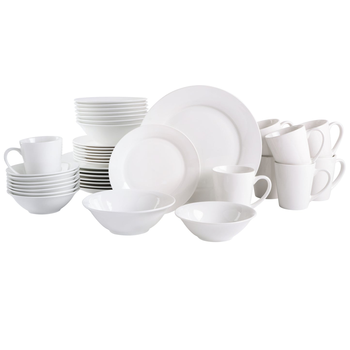Gibson Home Everyday Round 40-Piece Expanded Dinnerware Set