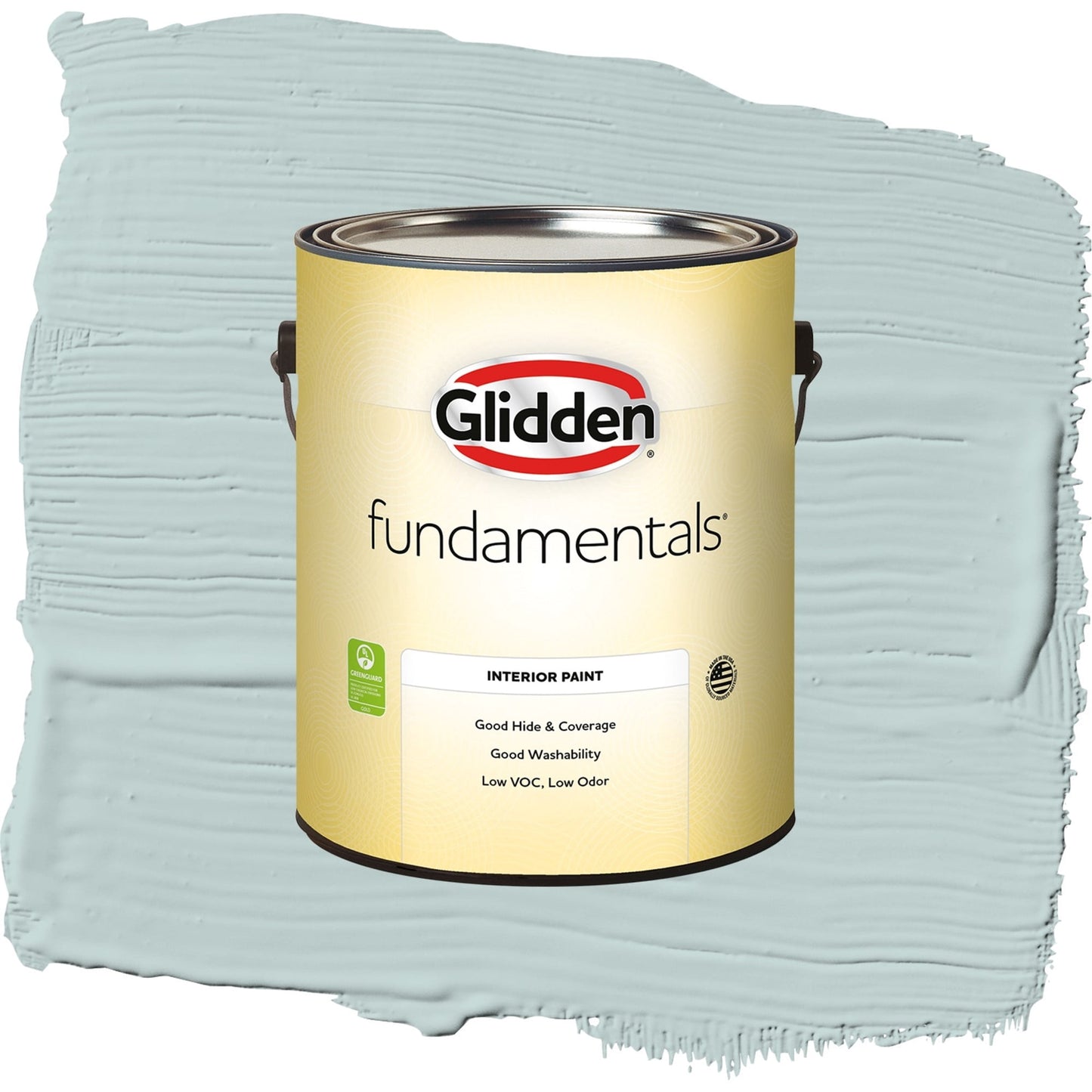 Glidden Fundamentals Babbling Brook / Green, Semi-Gloss Interior Paint, 1 Gallon