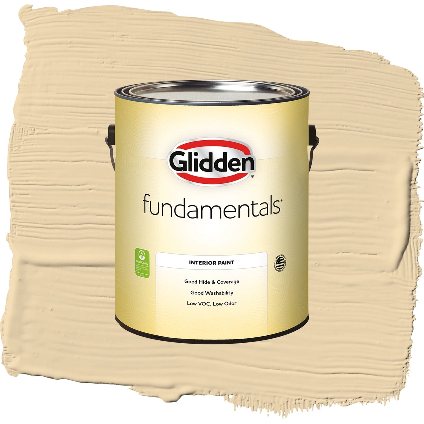 Glidden Fundamentals Tuscan Bread / Beige, Semi-Gloss Interior Paint, 1 Gallon