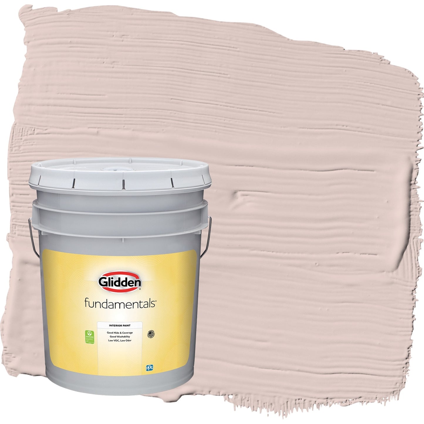 Glidden Fundamentals Kangaroo Paw / Pink, Semi-Gloss Interior Paint, 5 Gallon