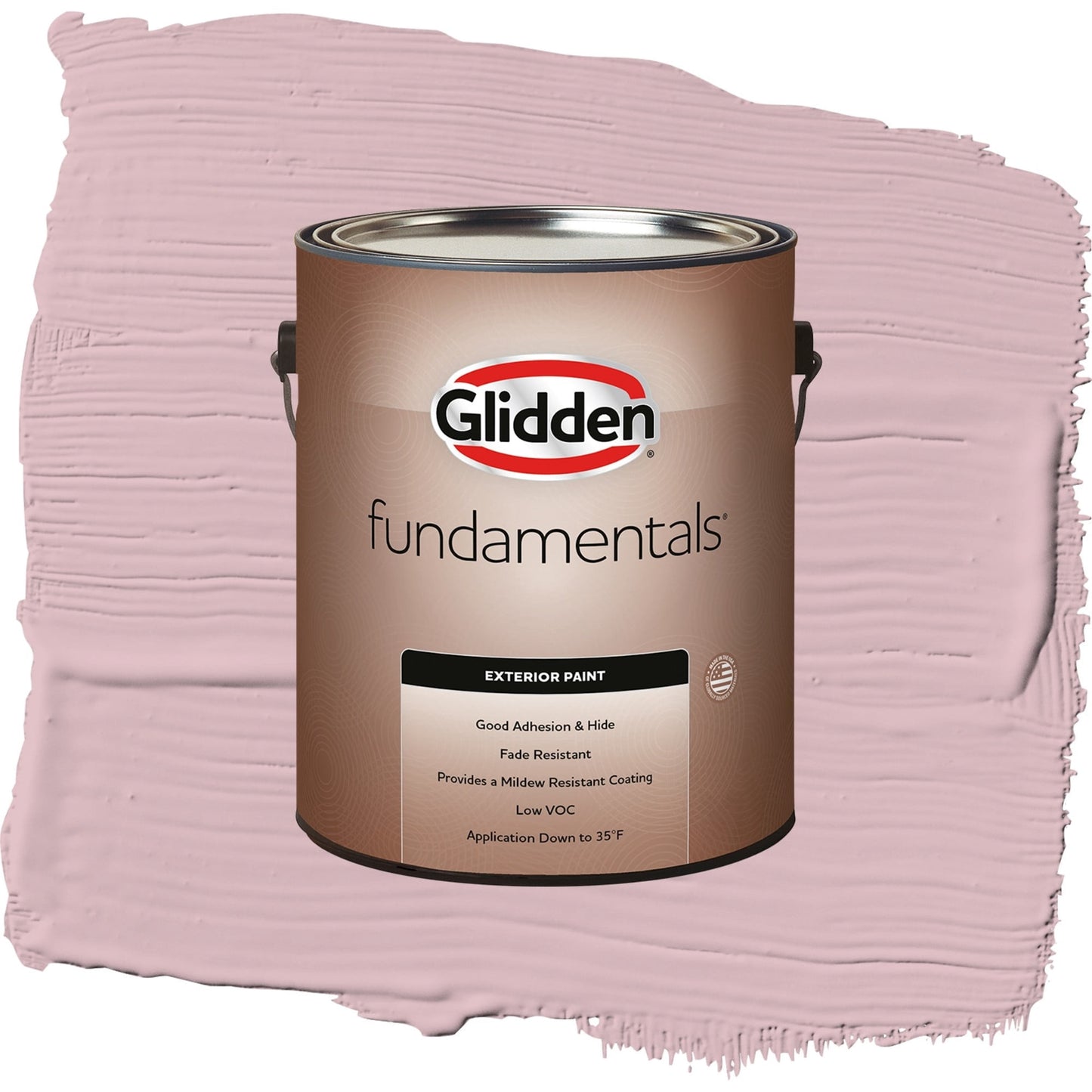 Glidden Fundamentals Nostalgia / Purple, Flat Exterior Paint, 1 Gallon