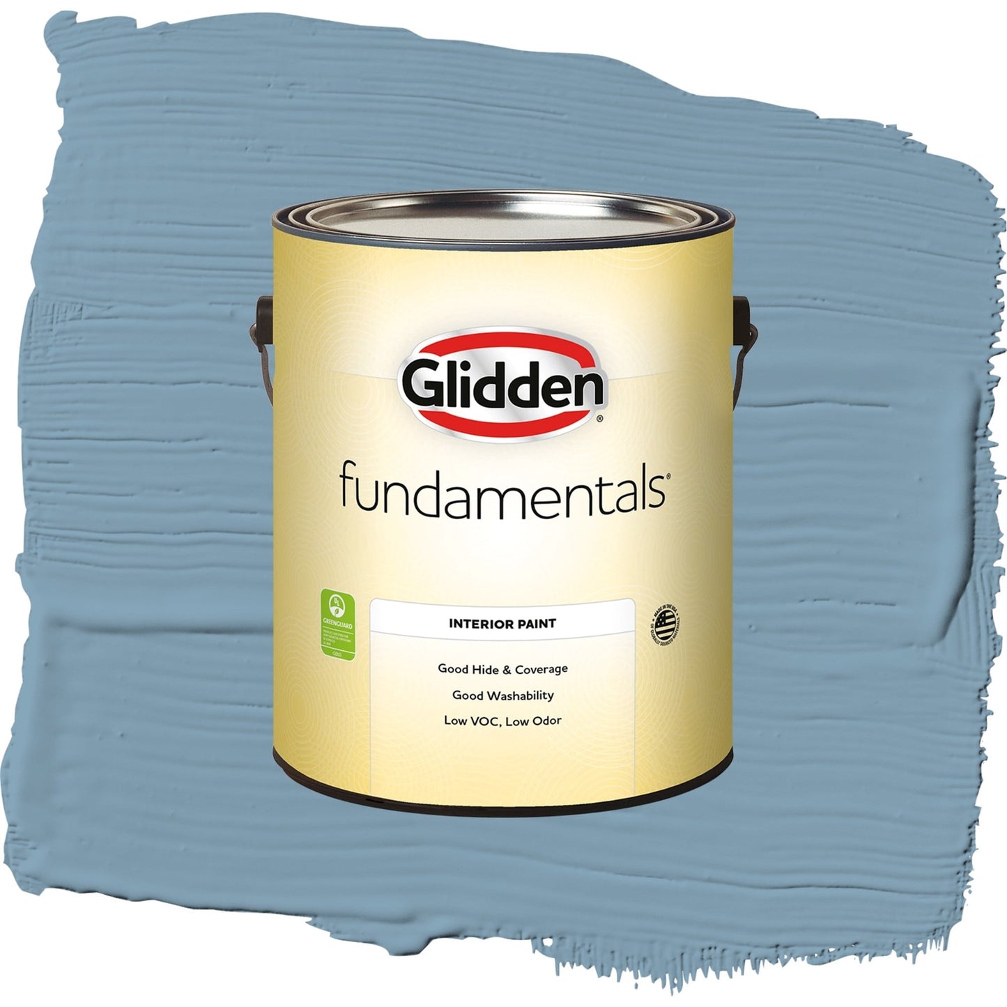 Glidden Fundamentals Americana / Blue, Semi-Gloss Interior Paint, 1 Gallon