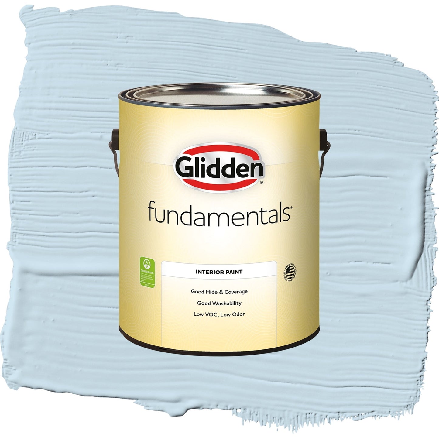 Glidden Fundamentals Blue Pearl / Blue, Eggshell Interior Paint, 1 Gallon