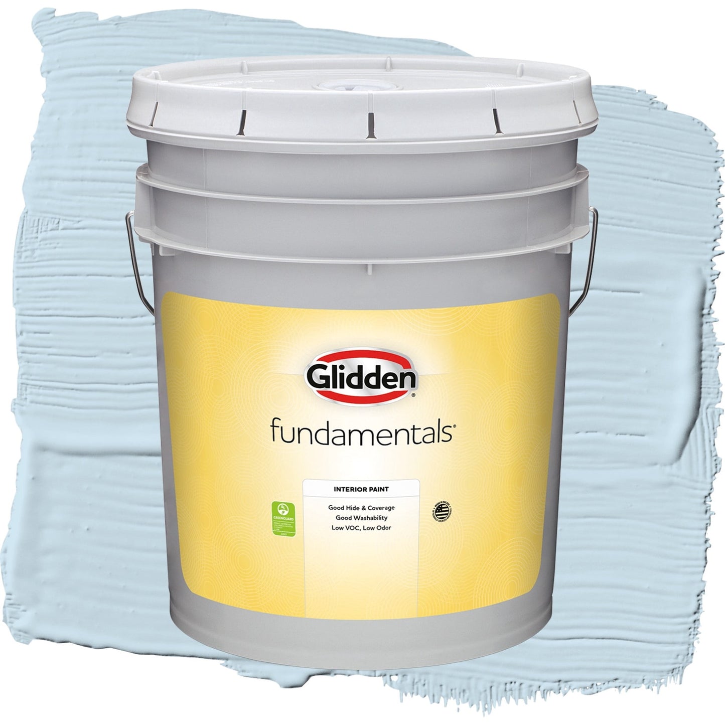 Glidden Fundamentals Blue Pearl / Blue, Eggshell Interior Paint, 5 Gallon