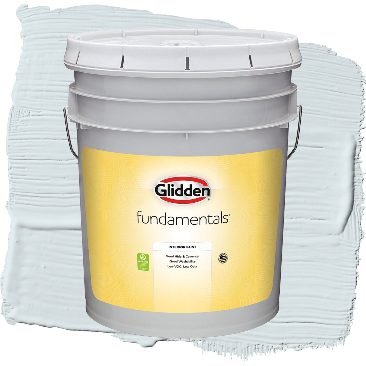 Glidden Fundamentals Blue Smoke / Blue, Eggshell Interior Paint, 5 Gallon