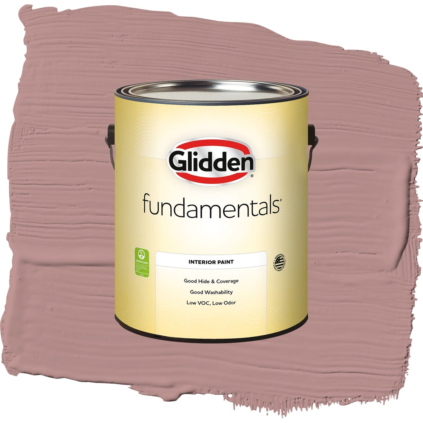 Glidden Fundamentals Brandy Snaps / Red, Semi-Gloss Interior Paint, 1 Gallon