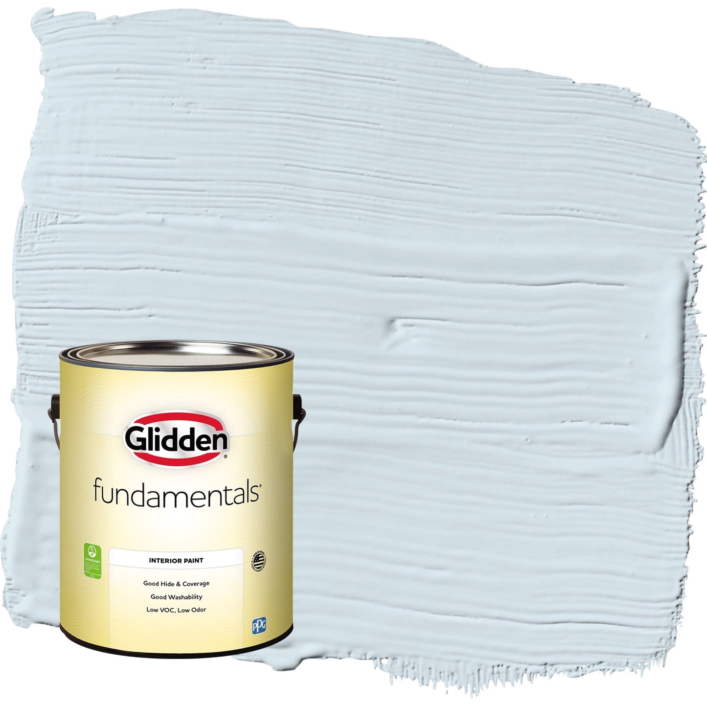 Glidden Fundamentals Breakwater / Blue, Eggshell Interior Paint, 1 Gallon