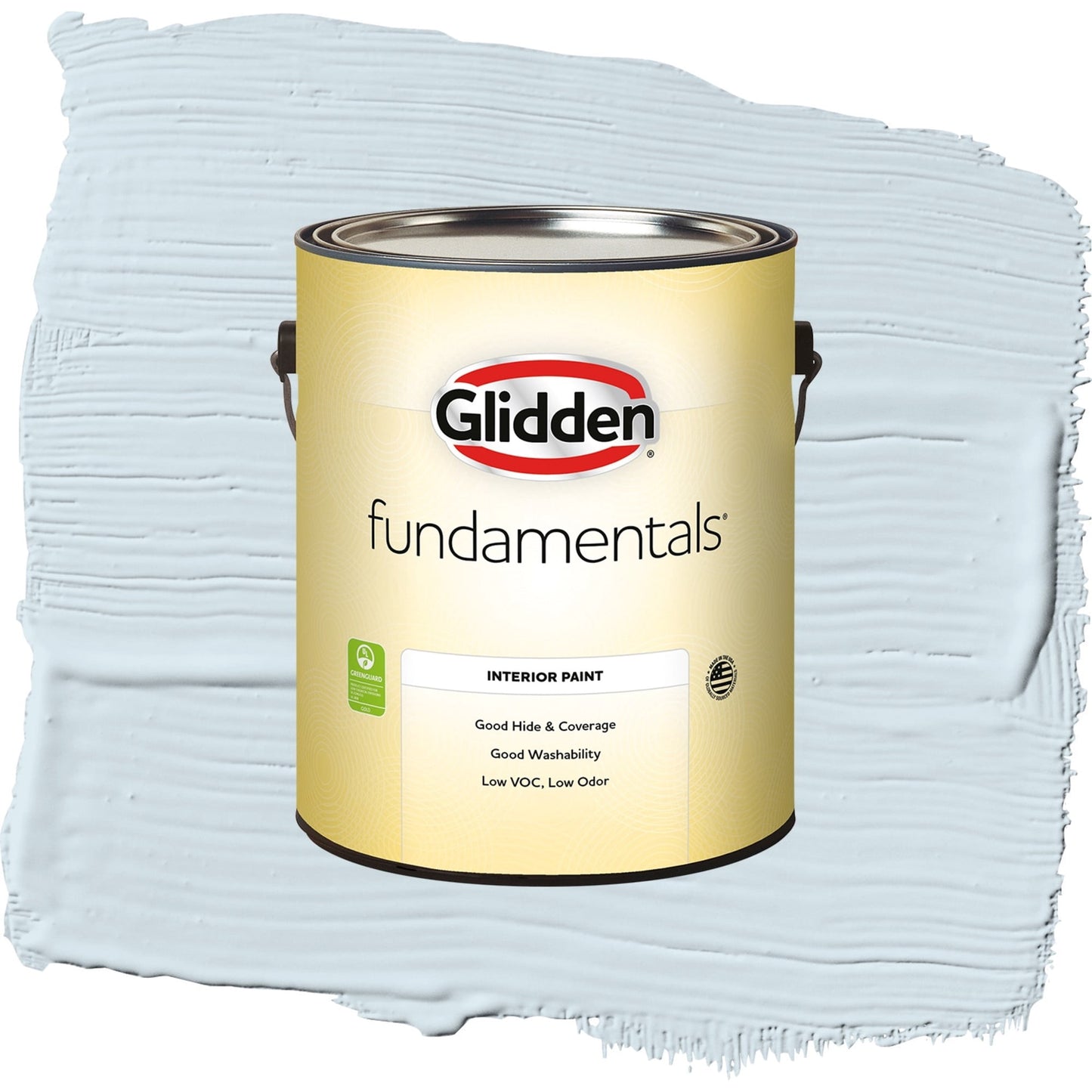 Glidden Fundamentals Breakwater / Blue, Semi-Gloss Interior Paint, 1 Gallon