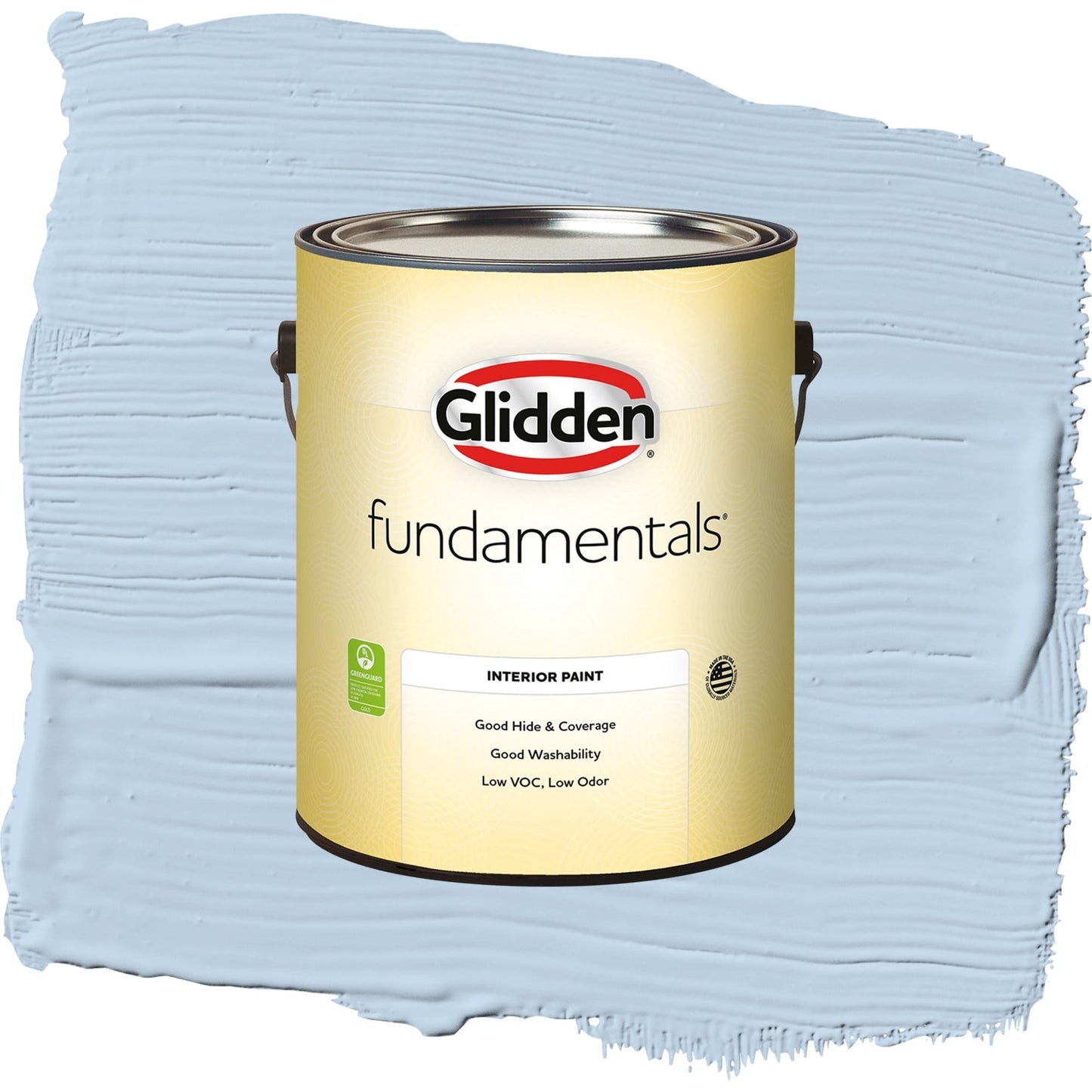 Glidden Fundamentals C'est La Vie / Blue, Semi-Gloss Interior Paint, 1 Gallon