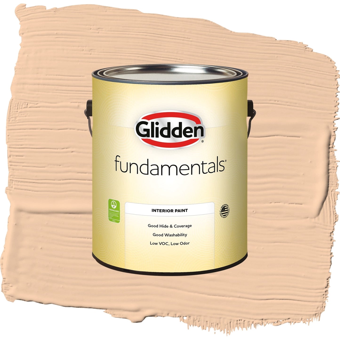 Glidden Fundamentals Caramel Ice / Orange, Eggshell Interior Paint, 1 Gallon
