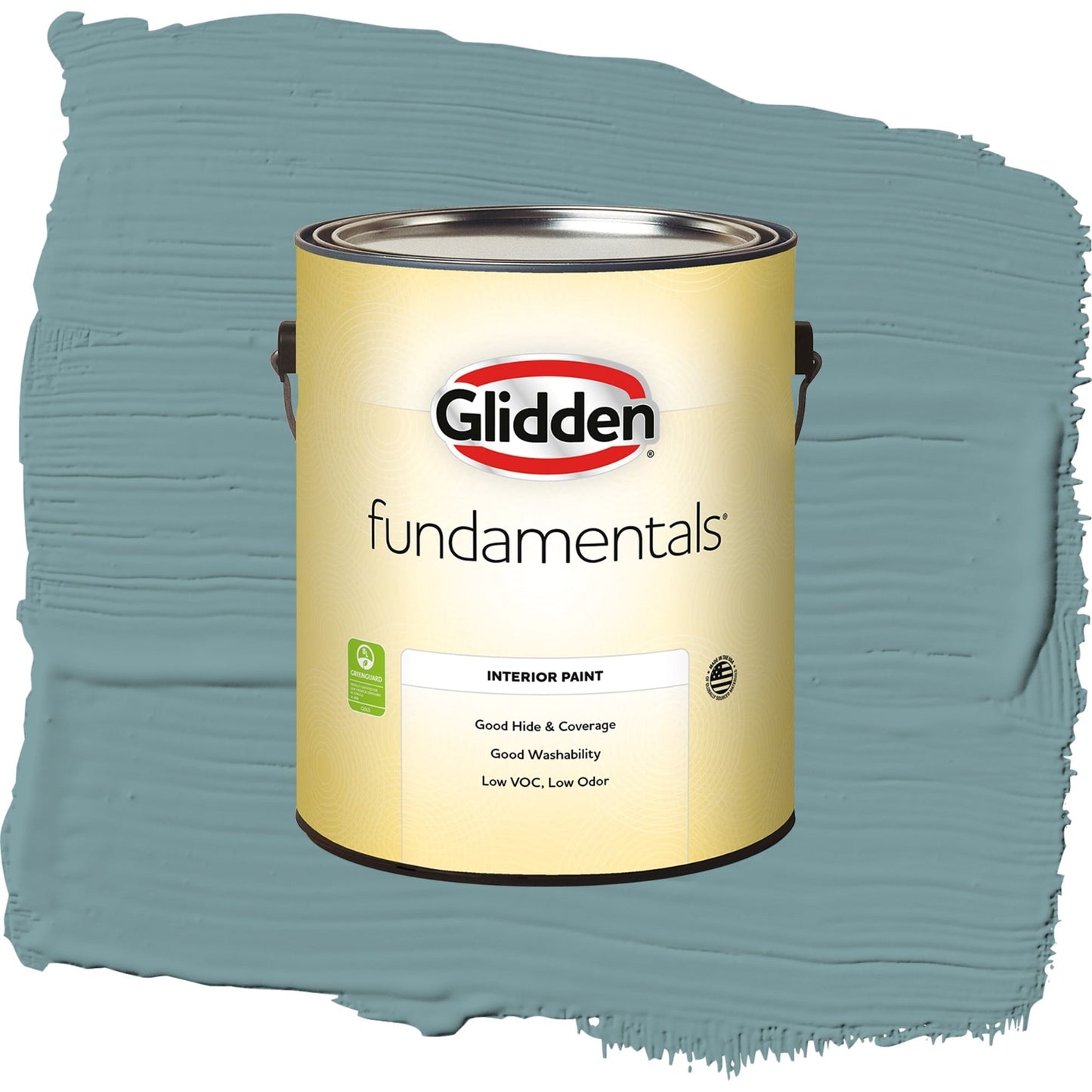 Glidden Fundamentals Cathedral Glass / Aqua Eggshell Interior Paint, 1 Gallon