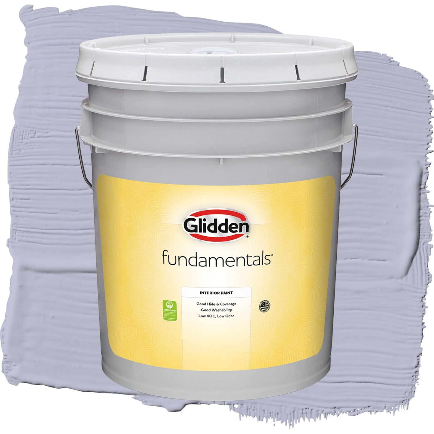 Glidden Fundamentals Cosmic / Purple, Flat Interior Paint, 5 Gallon