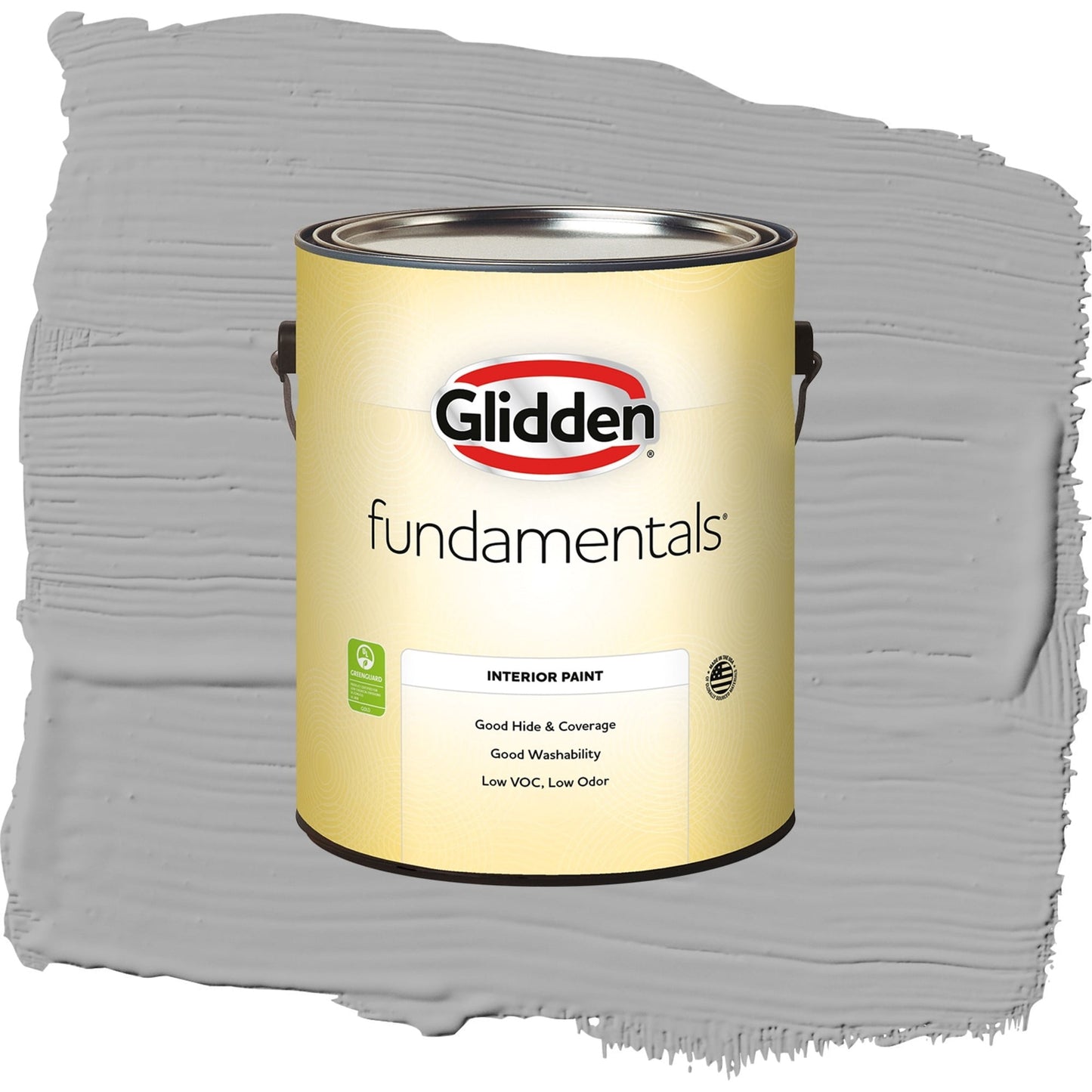 Glidden Fundamentals Flagstone / Gray, Semi-Gloss Interior Paint, 1 Gallon