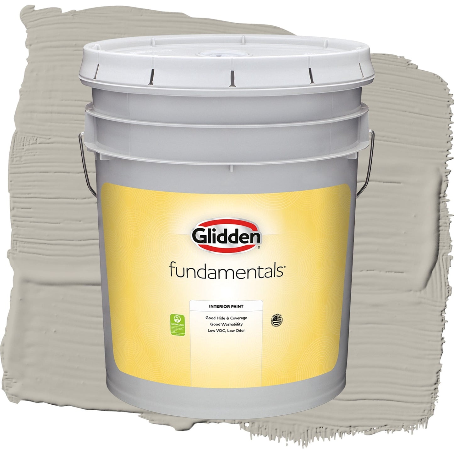 Glidden Fundamentals Ghost Writer / Beige, Eggshell Interior Paint, 5 Gallon