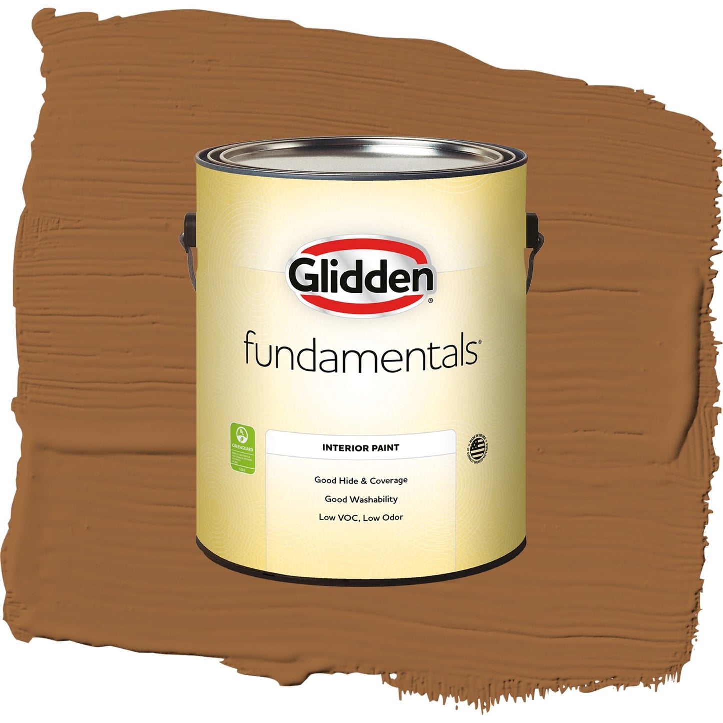Glidden Fundamentals Ginger / Orange, Semi-Gloss Interior Paint, 1 Gallon
