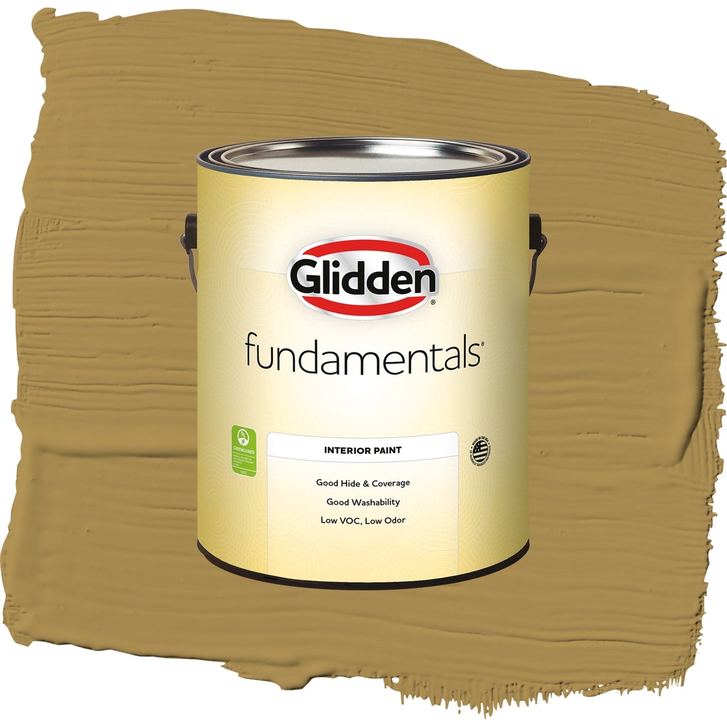 Glidden Fundamentals Graceful Gazelle / Brown, Semi-Gloss Interior Paint, 1 Gallon