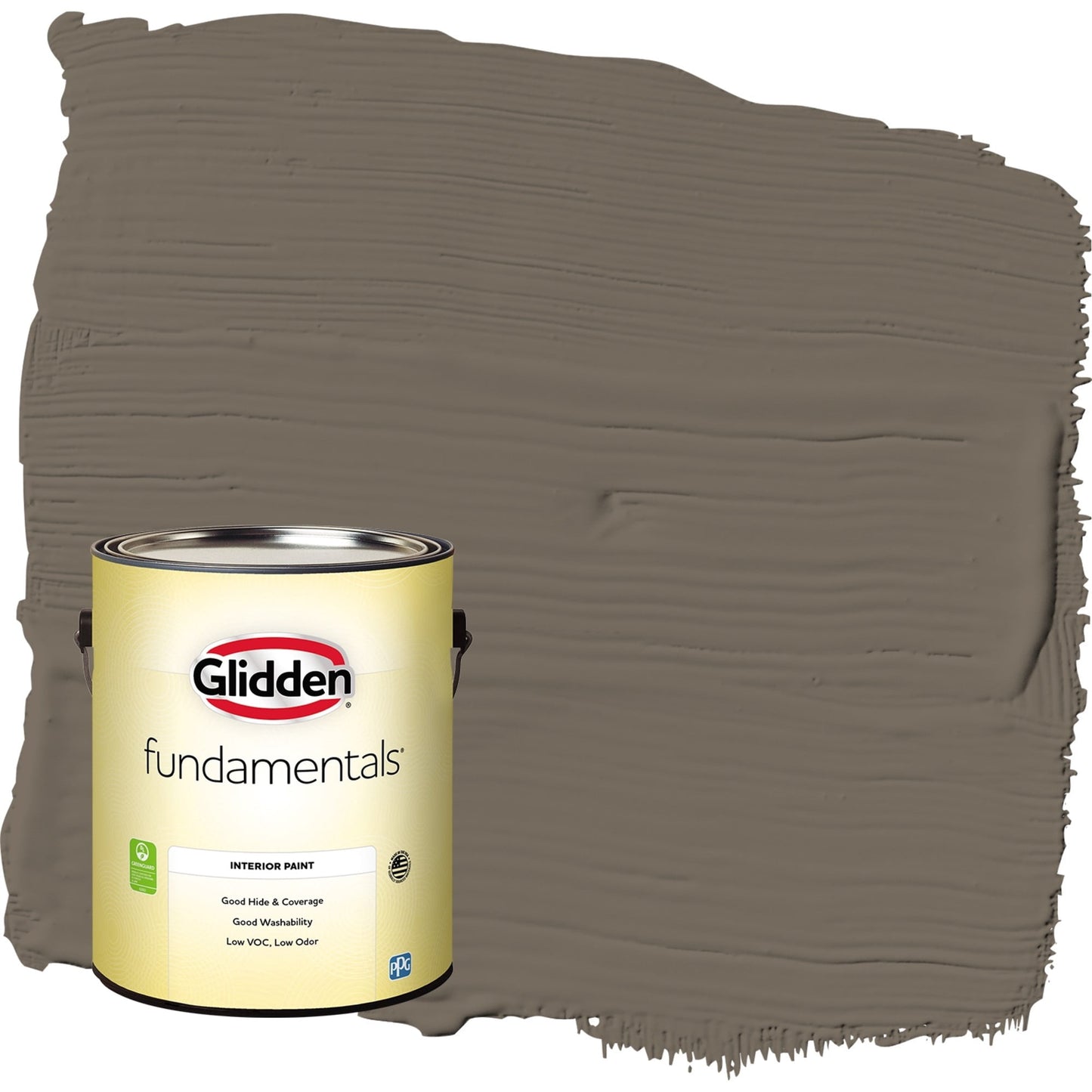 Glidden Fundamentals Granite / Brown, Eggshell Interior Paint, 1 Gallon