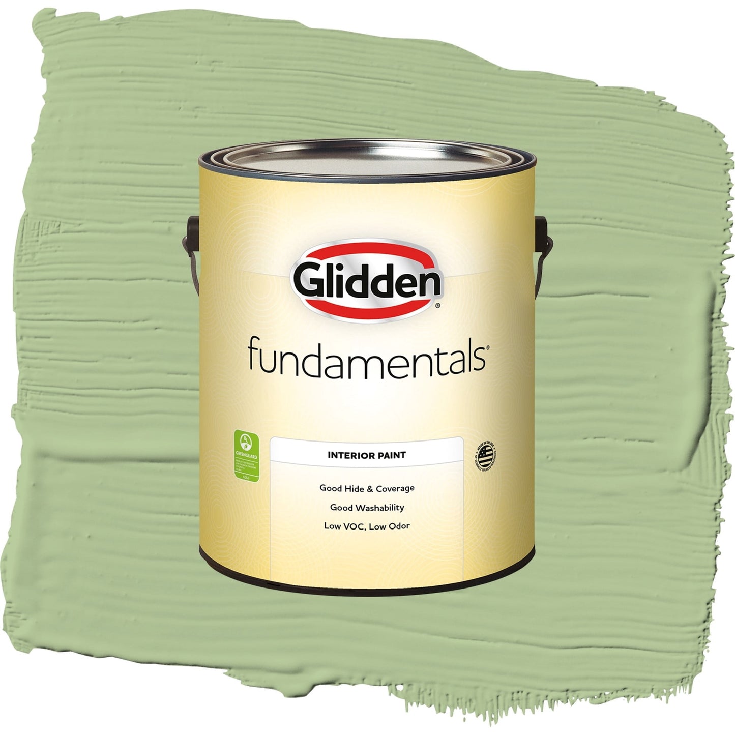 Glidden Fundamentals Harmonious / Green, Eggshell Interior Paint, 1 Gallon
