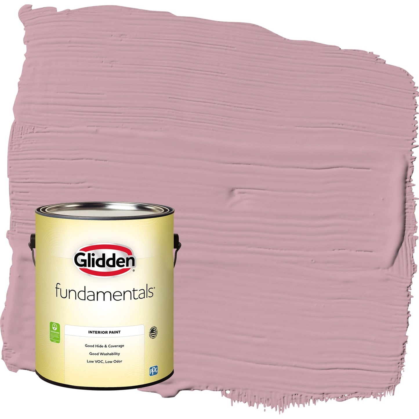 Glidden Fundamentals Lighthearted Rose / Purple, Eggshell Interior Paint, 1 Gallon