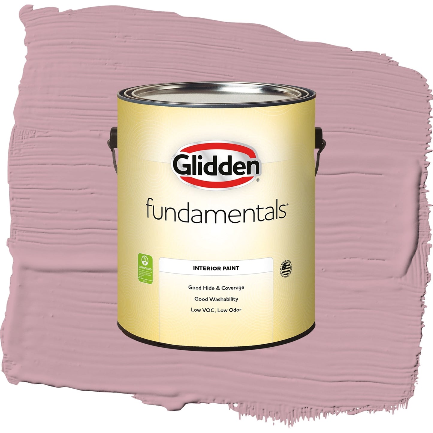 Glidden Fundamentals Lighthearted Rose / Purple, Semi-Gloss Interior Paint, 1 Gallon
