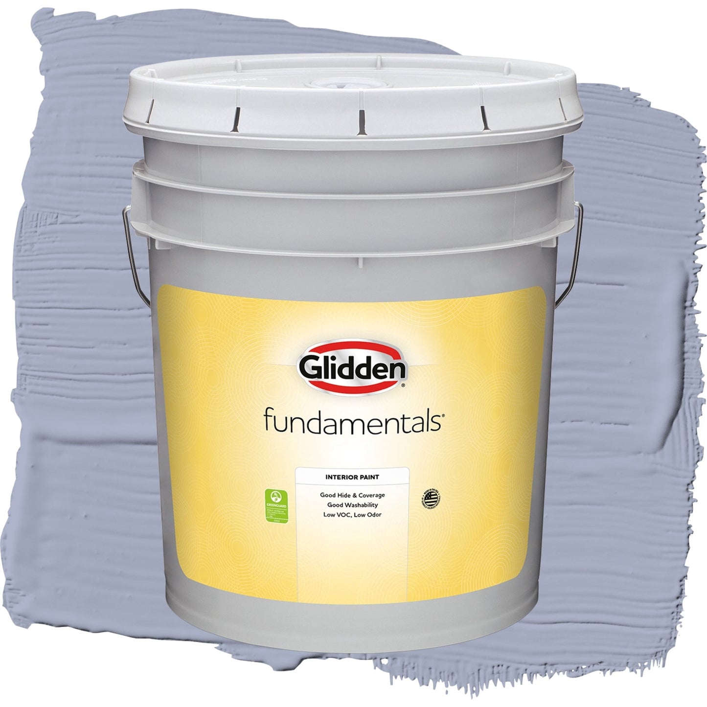 Glidden Fundamentals Lilac Time / Purple, Eggshell Interior Paint, 5 Gallon