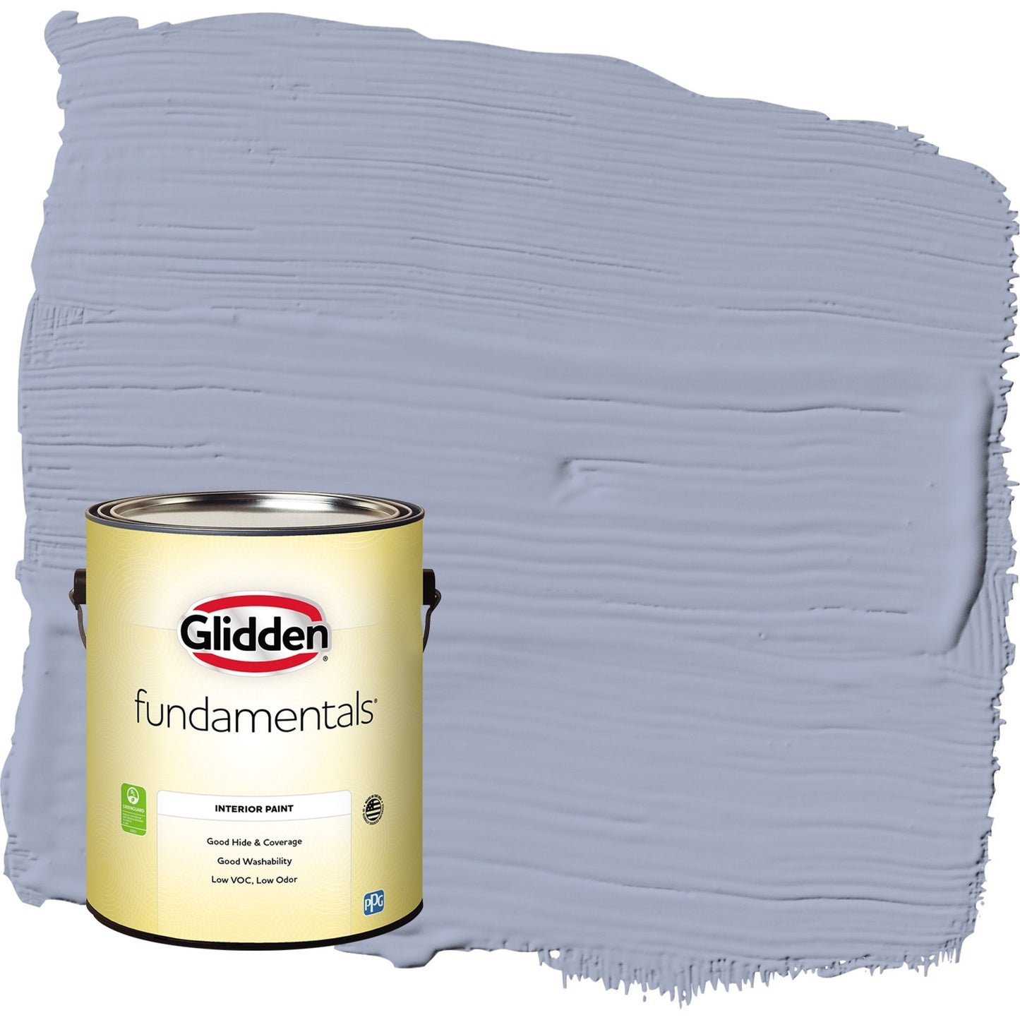 Glidden Fundamentals Pintura Interior Semibrillante Lila Tiempo / Púrpura, 1 Galón
