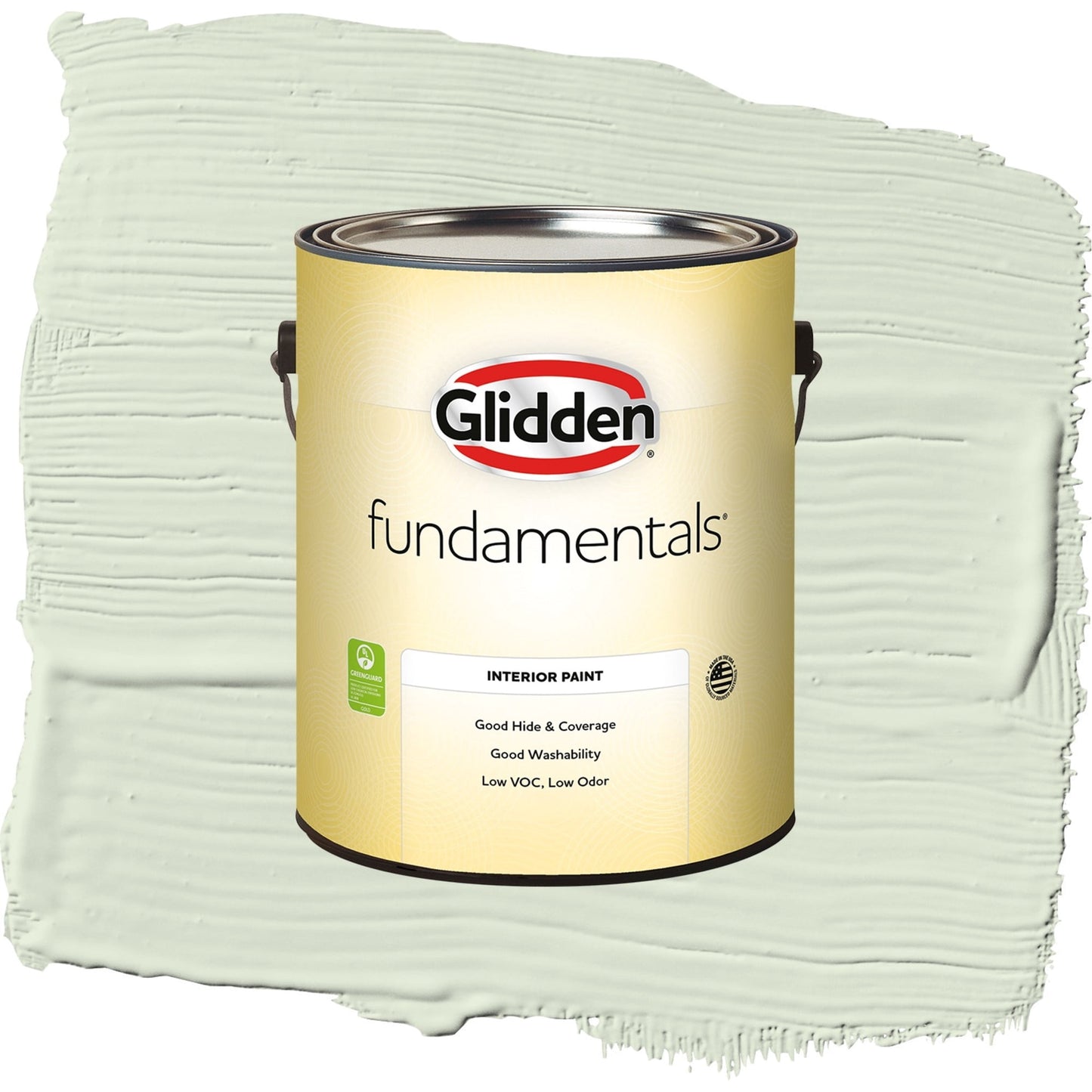 Glidden Fundamentals Lime Spritz / Green, Semi-Gloss Interior Paint, 1 Gallon