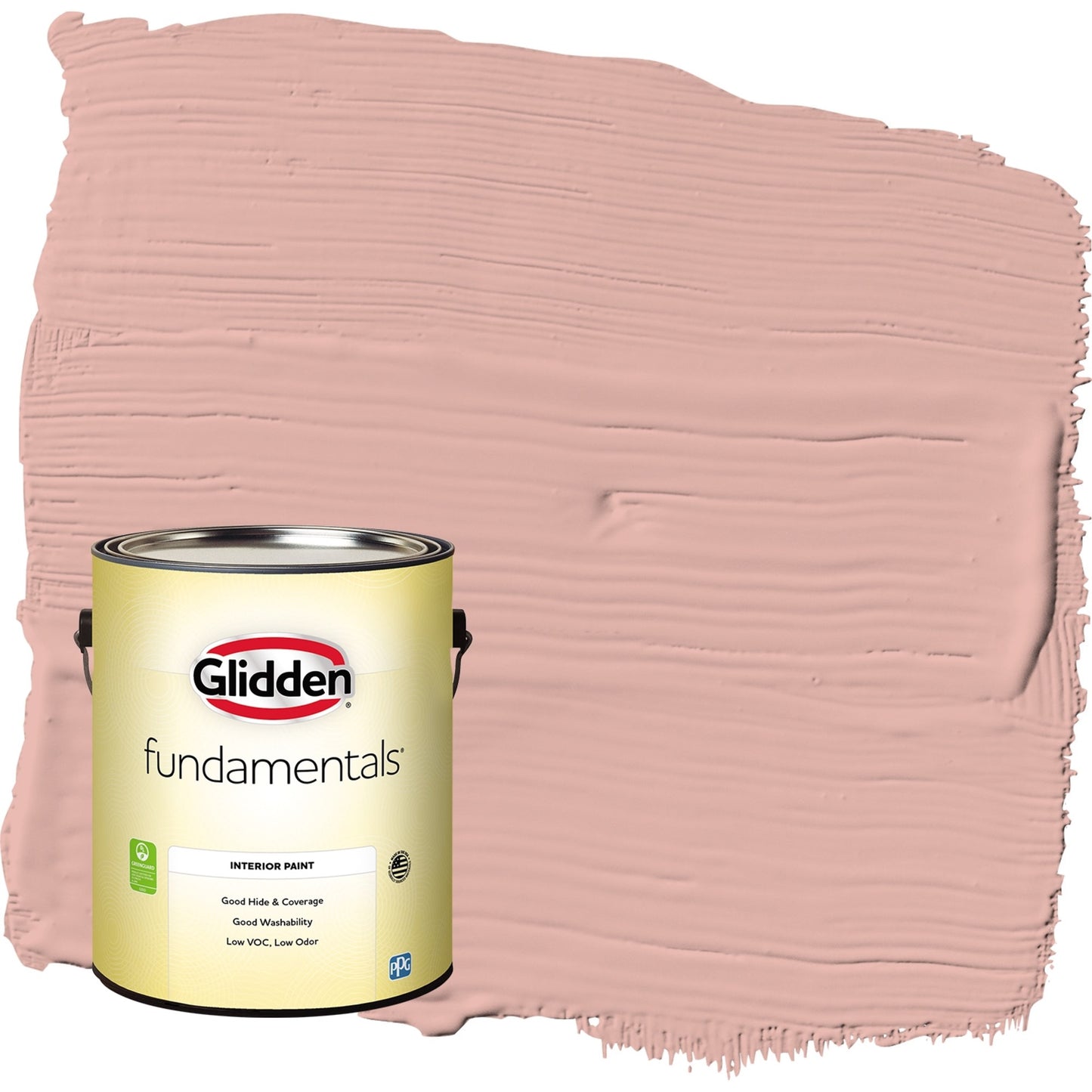 Glidden Fundamentals Mesa Pink / Orange, Eggshell Interior Paint, 1 Gallon