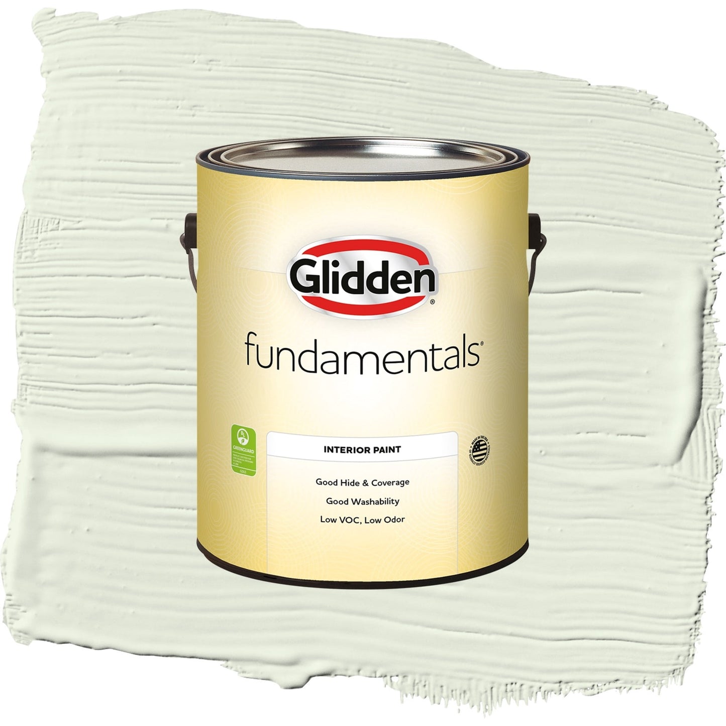 Glidden Fundamentals Milkweed / Green, Semi-Gloss Interior Paint, 1 Gallon
