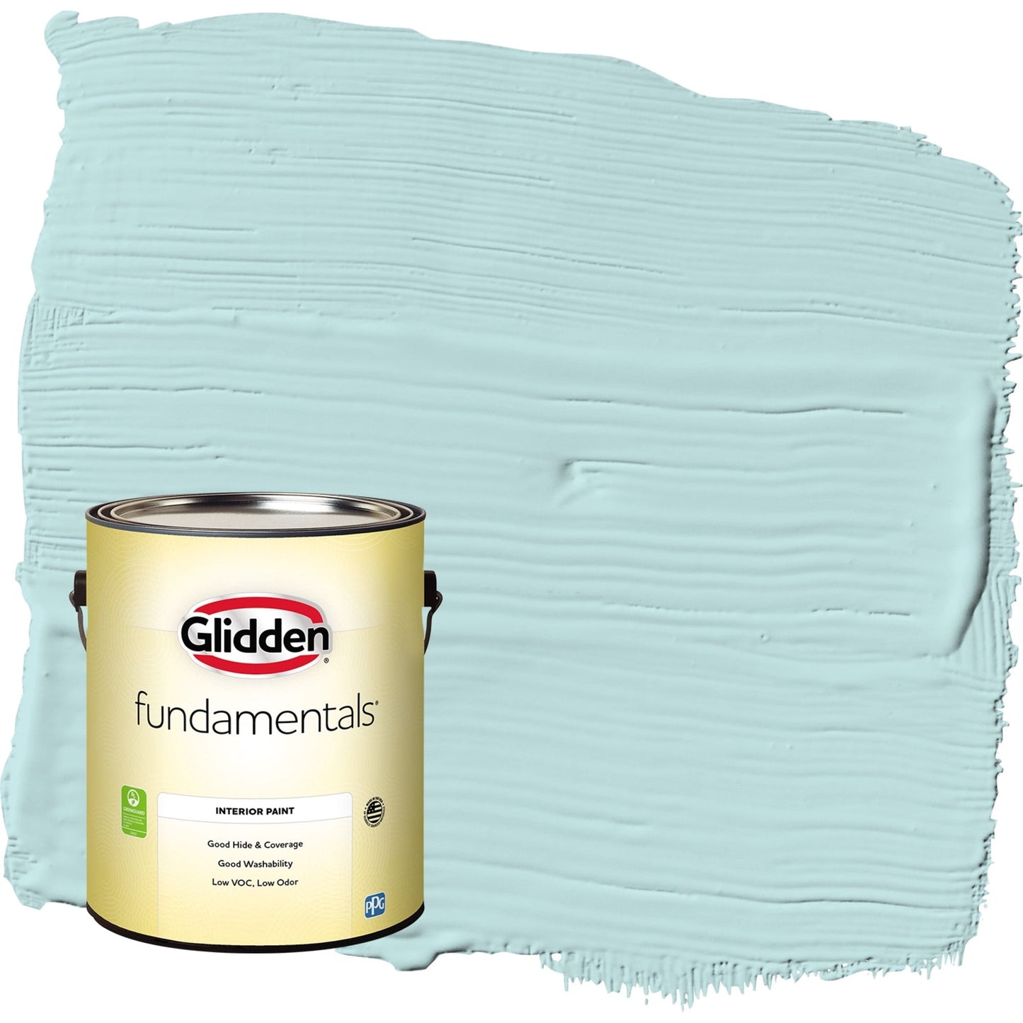 Glidden Fundamentals Misty Aqua / Blue, Eggshell Interior Paint, 1 Gallon