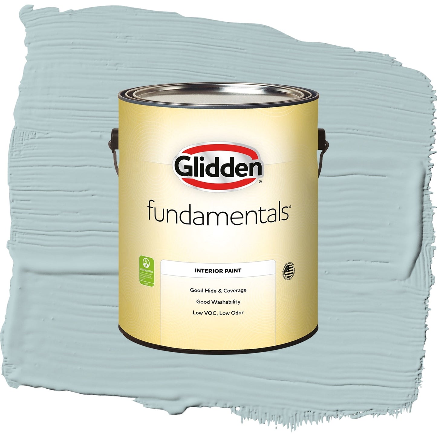 Glidden Fundamentals Misty Surf / Blue, Semi-Gloss Interior Paint, 1 Gallon