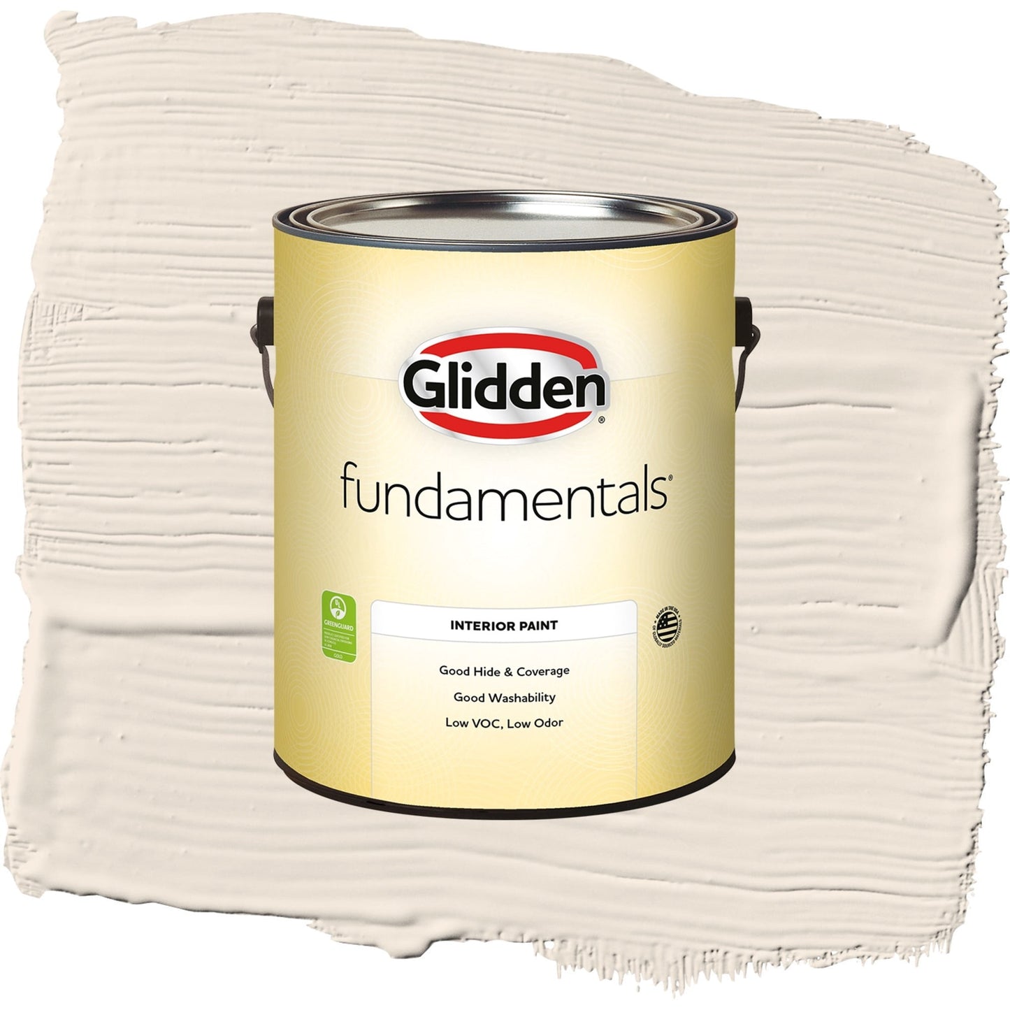 Glidden Fundamentals Moroccan Moonlight / Beige, Semi-Gloss Interior Paint, 1 Gallon