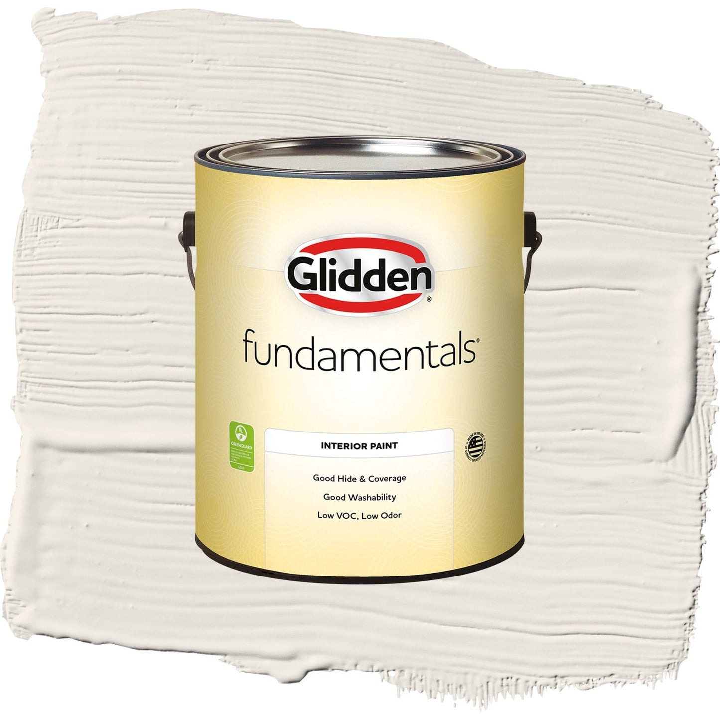 Glidden Fundamentals Mountain Gray / Gray, Eggshell Interior Paint, 1 Gallon