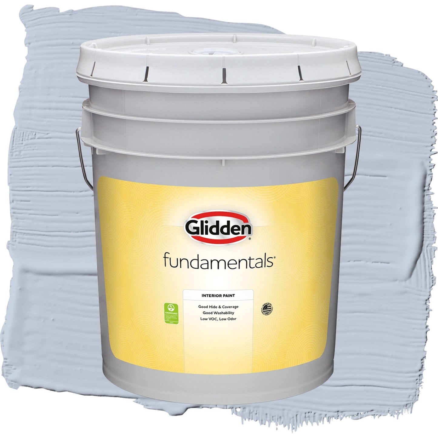 Glidden Fundamentals Northern Exposure / Blue, Flat Interior Paint, 5 Gallon
