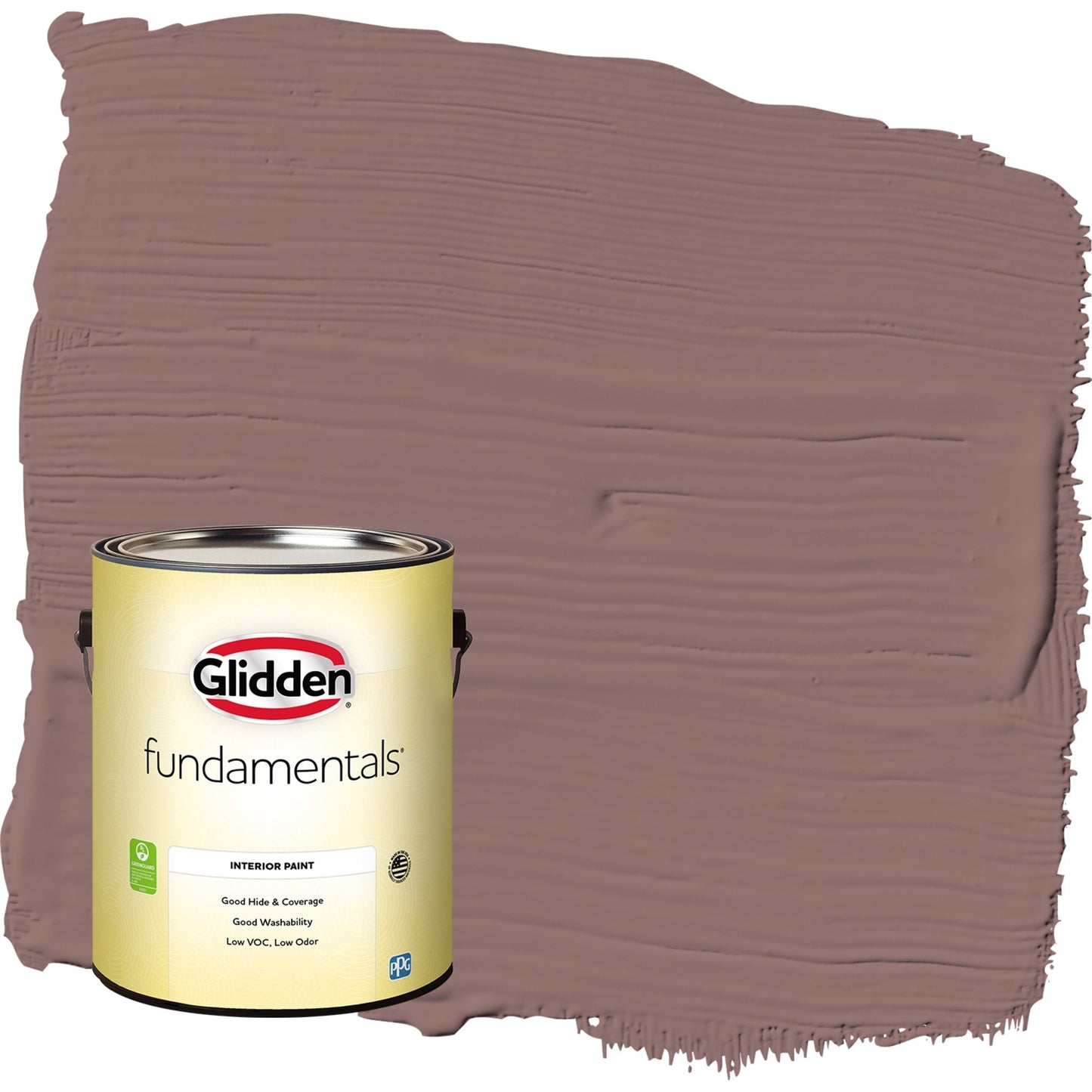 Glidden Fundamentals Oakwood Brown / Red, Eggshell Interior Paint, 1 Gallon