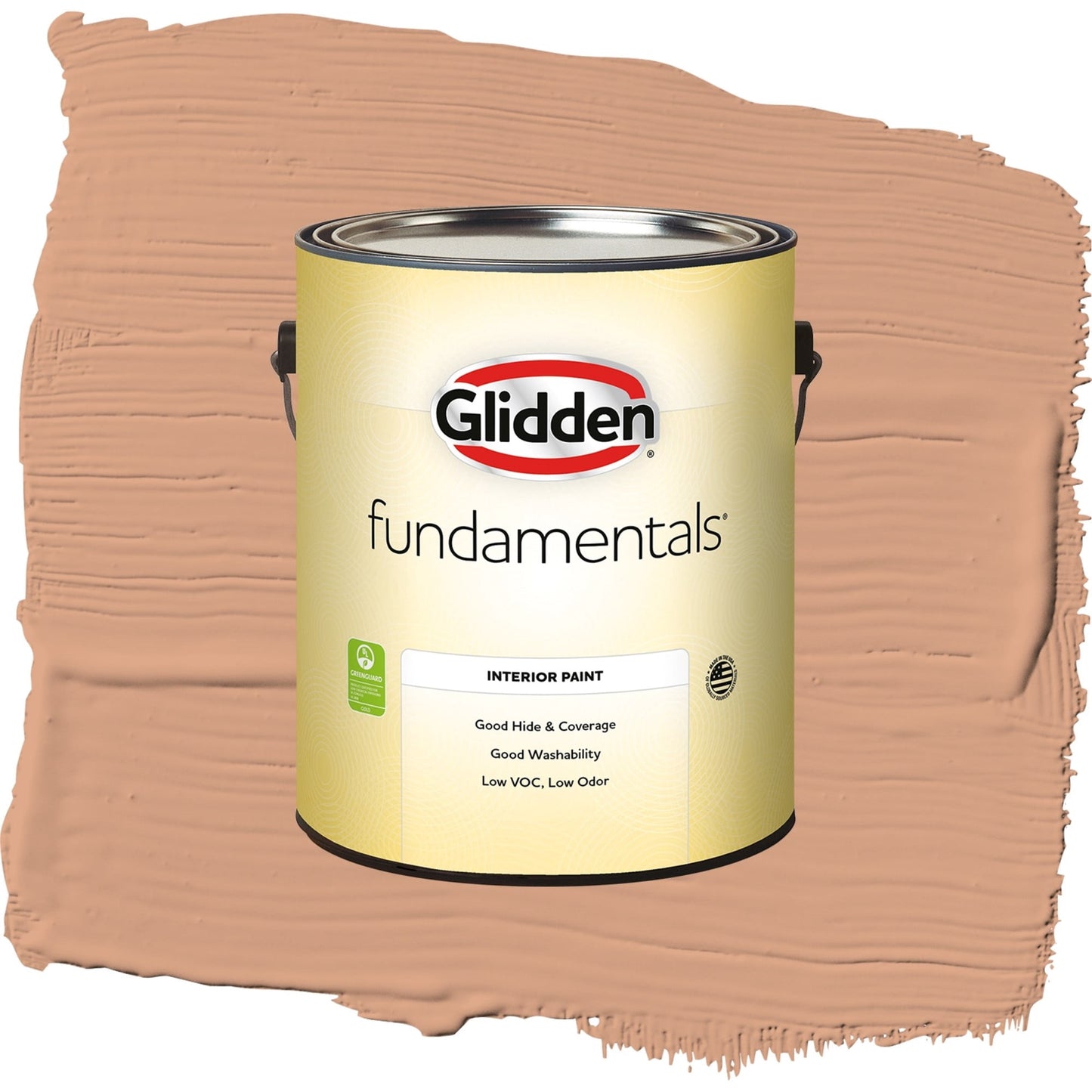 Glidden Fundamentals Orange Maple / Orange, Semi-Gloss Interior Paint, 1 Gallon