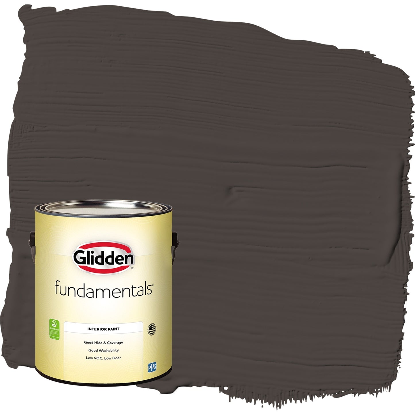 Glidden Fundamentals Phantom Mist / Brown, Eggshell Interior Paint, 1 Gallon