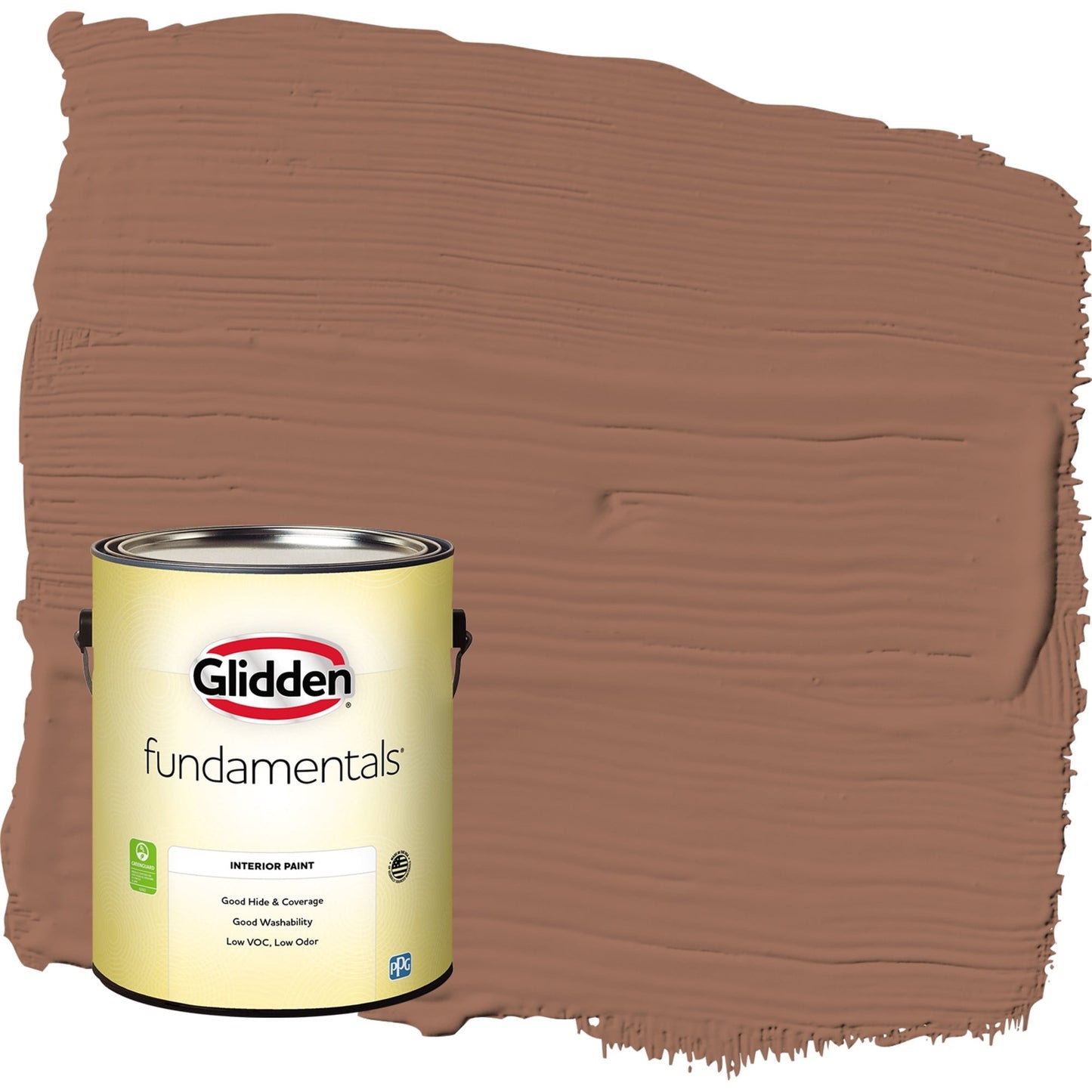 Glidden Fundamentals Prairie Fire / Beige, Flat Interior Paint, 1 Gallon