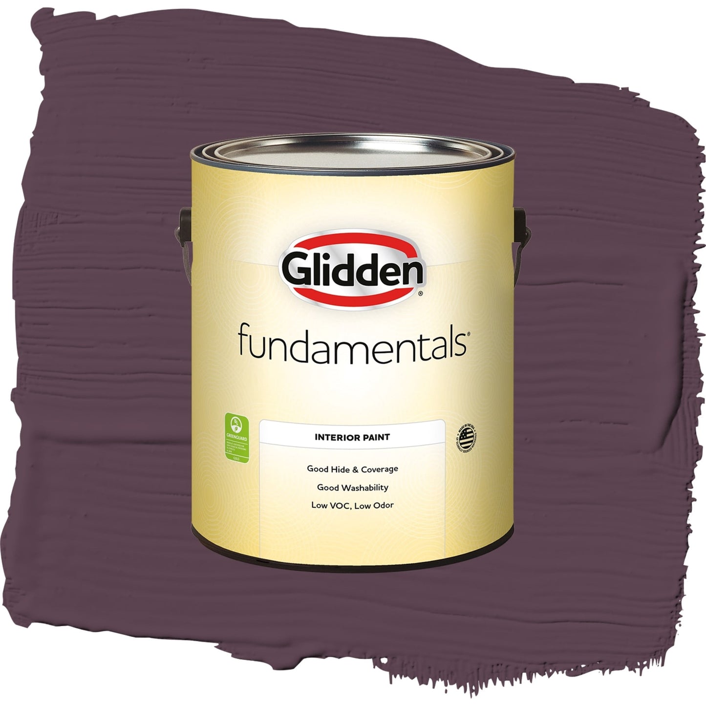 Glidden Fundamentals Purple Basil / Purple, Eggshell Interior Paint, 1 Gallon
