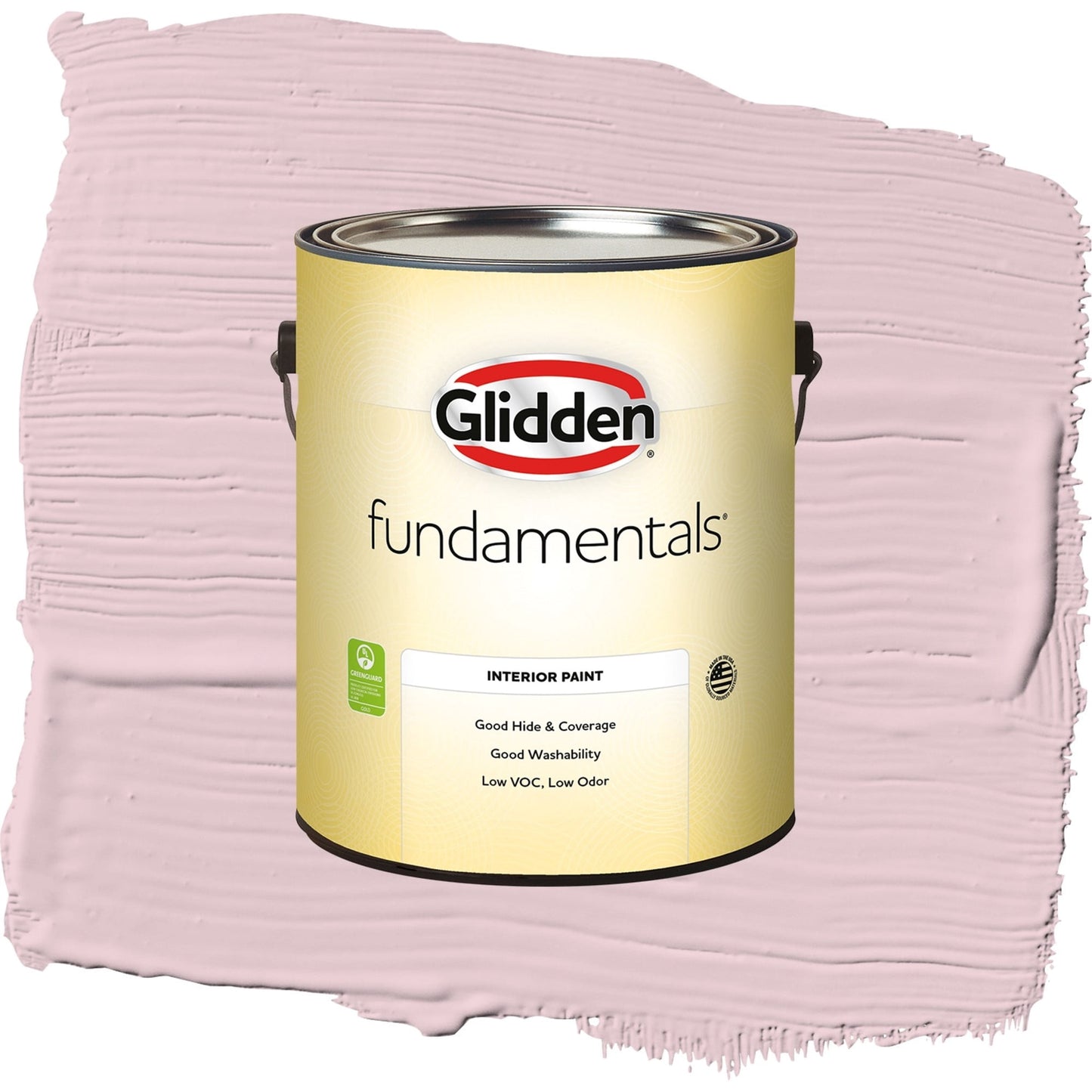 Glidden Fundamentals Rose Cloud / Pink, Semi-Gloss Interior Paint, 1 Gallon