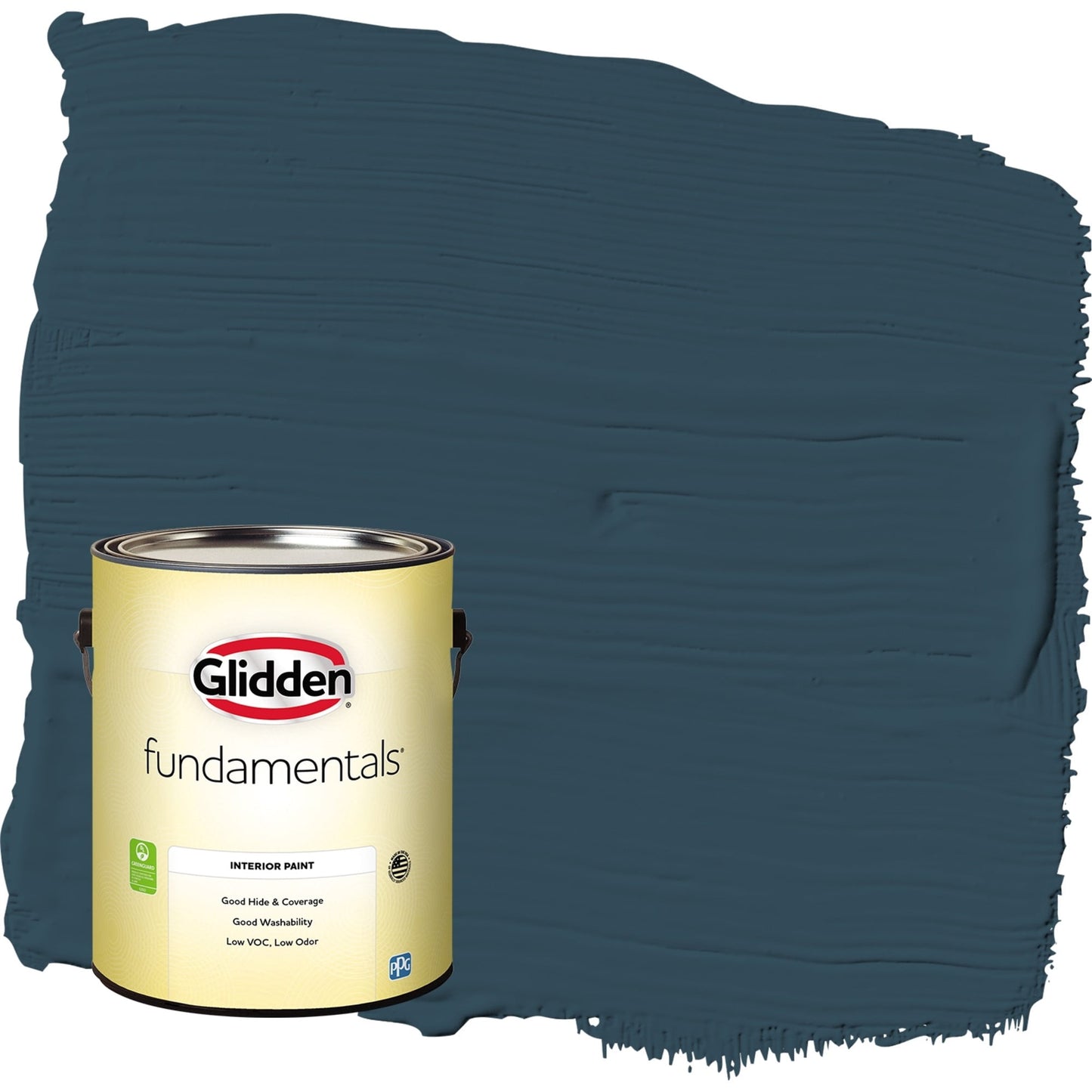 Glidden Fundamentals Sailor's Coat / Blue, Eggshell Interior Paint, 1 Gallon