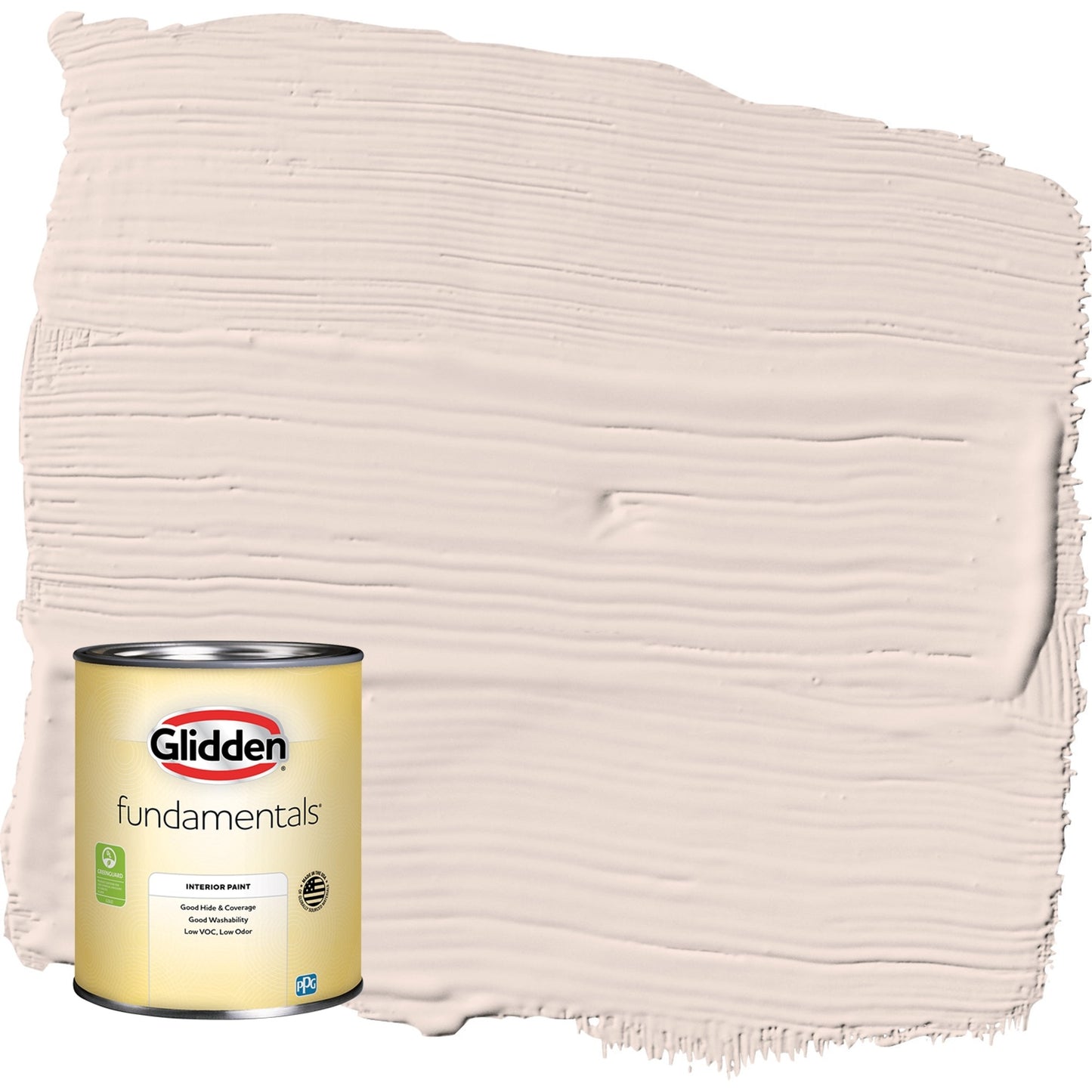 Glidden Fundamentals Sandy Beach / Orange, Eggshell Interior Paint, 1 Quart