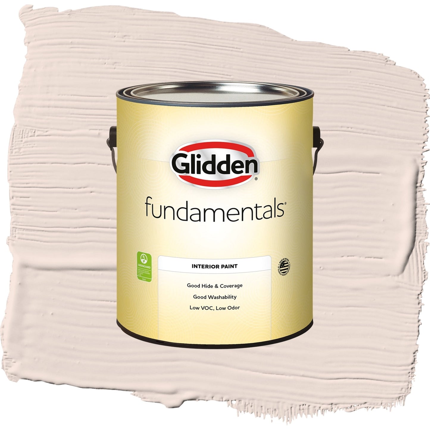 Glidden Fundamentals Sandy Beach / Orange, Semi-Gloss Interior Paint, 1 Gallon