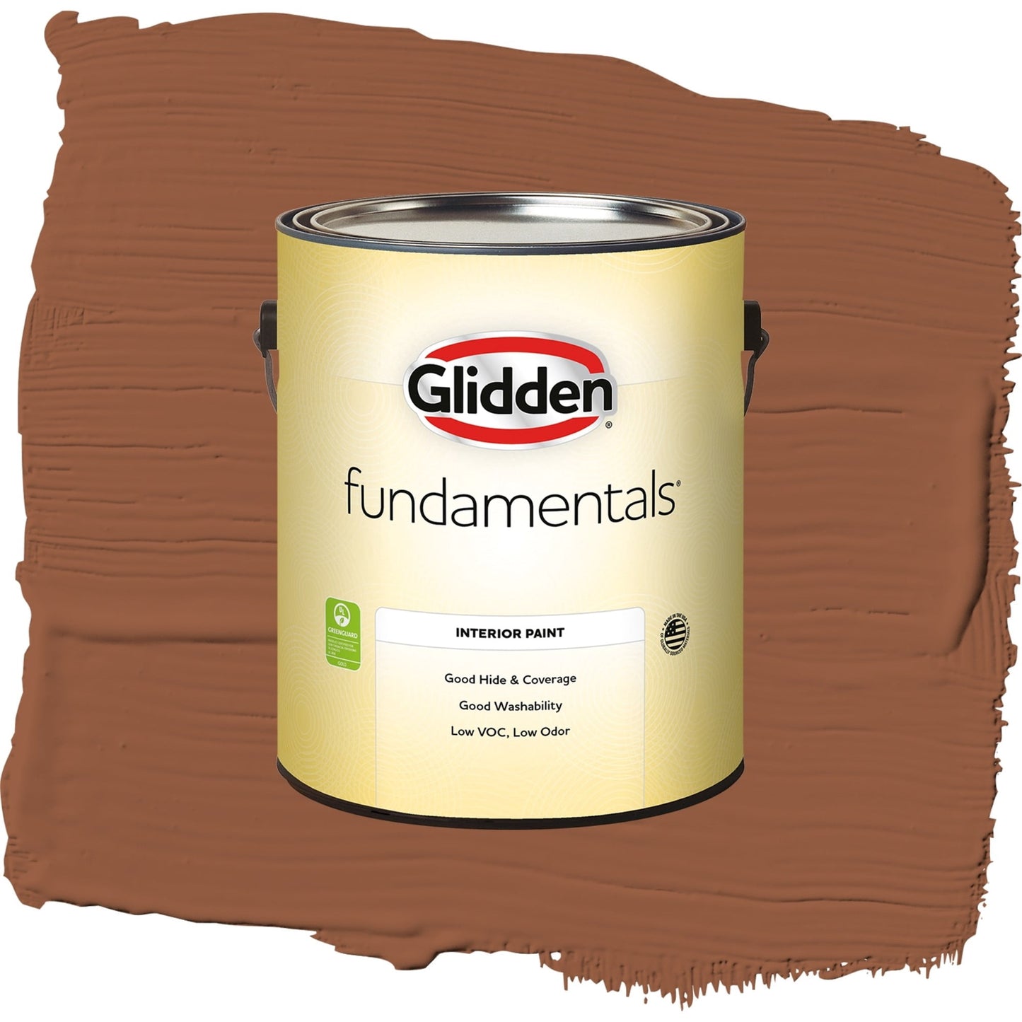 Glidden Fundamentals Spiced Cider / Orange, Eggshell Interior Paint, 1 Gallon