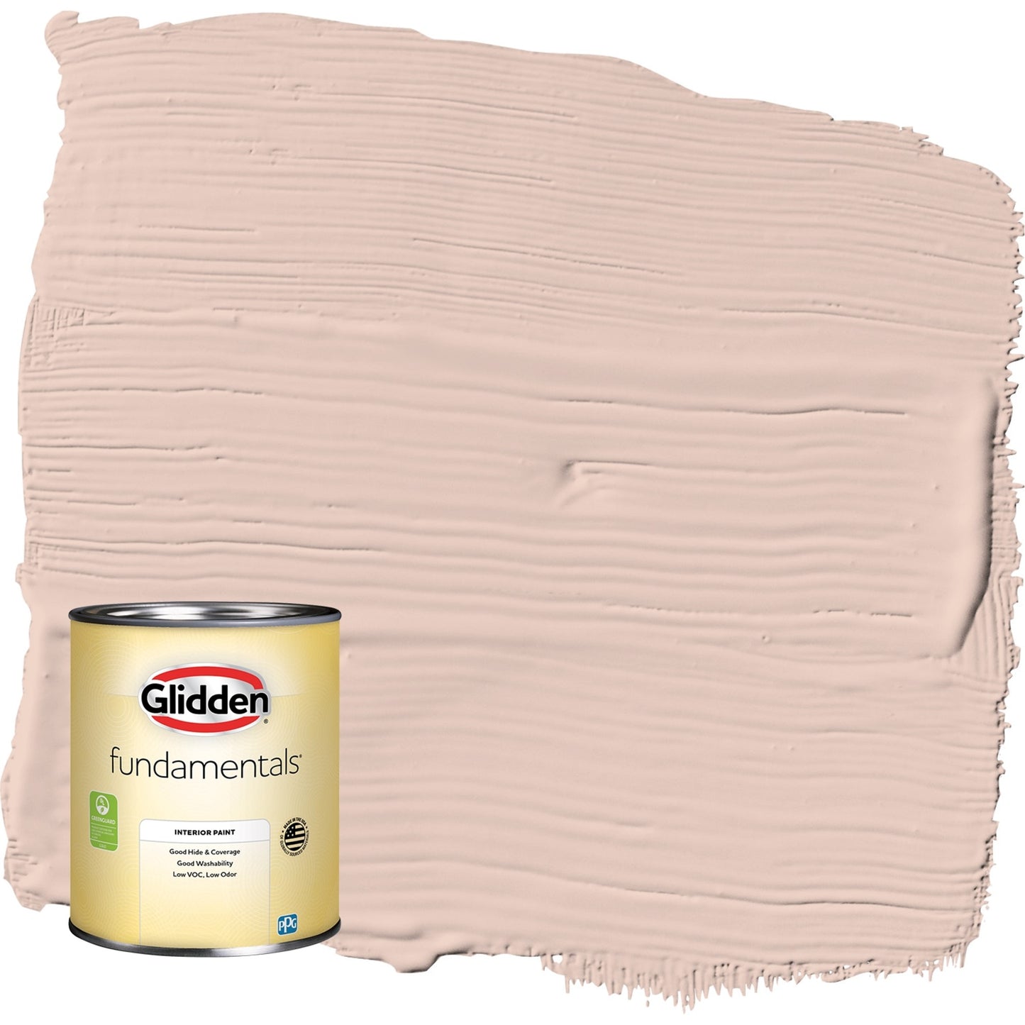 Glidden Fundamentals Pintura Interior Semibrillante Arena de Sultán/naranja, 1 Cuarto